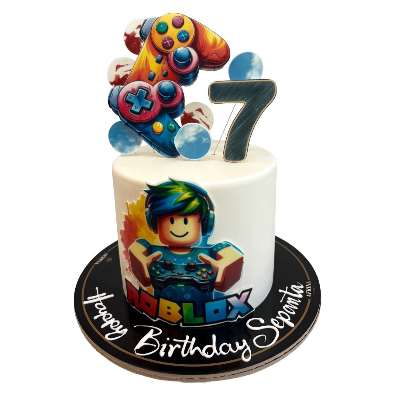 Ultimate Gamer Roblox Level-Up Cake