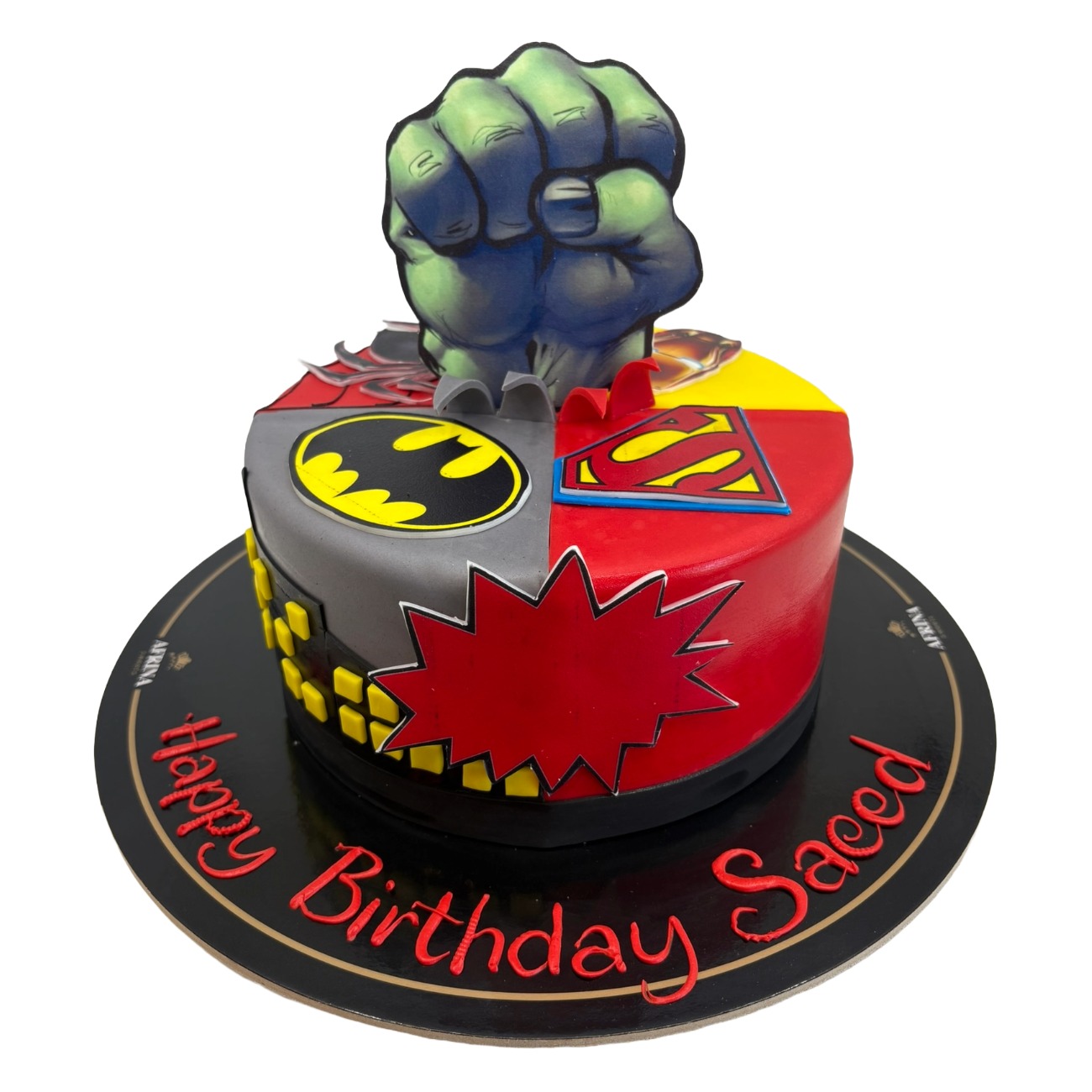 Ultimate Superhero Smash Cake