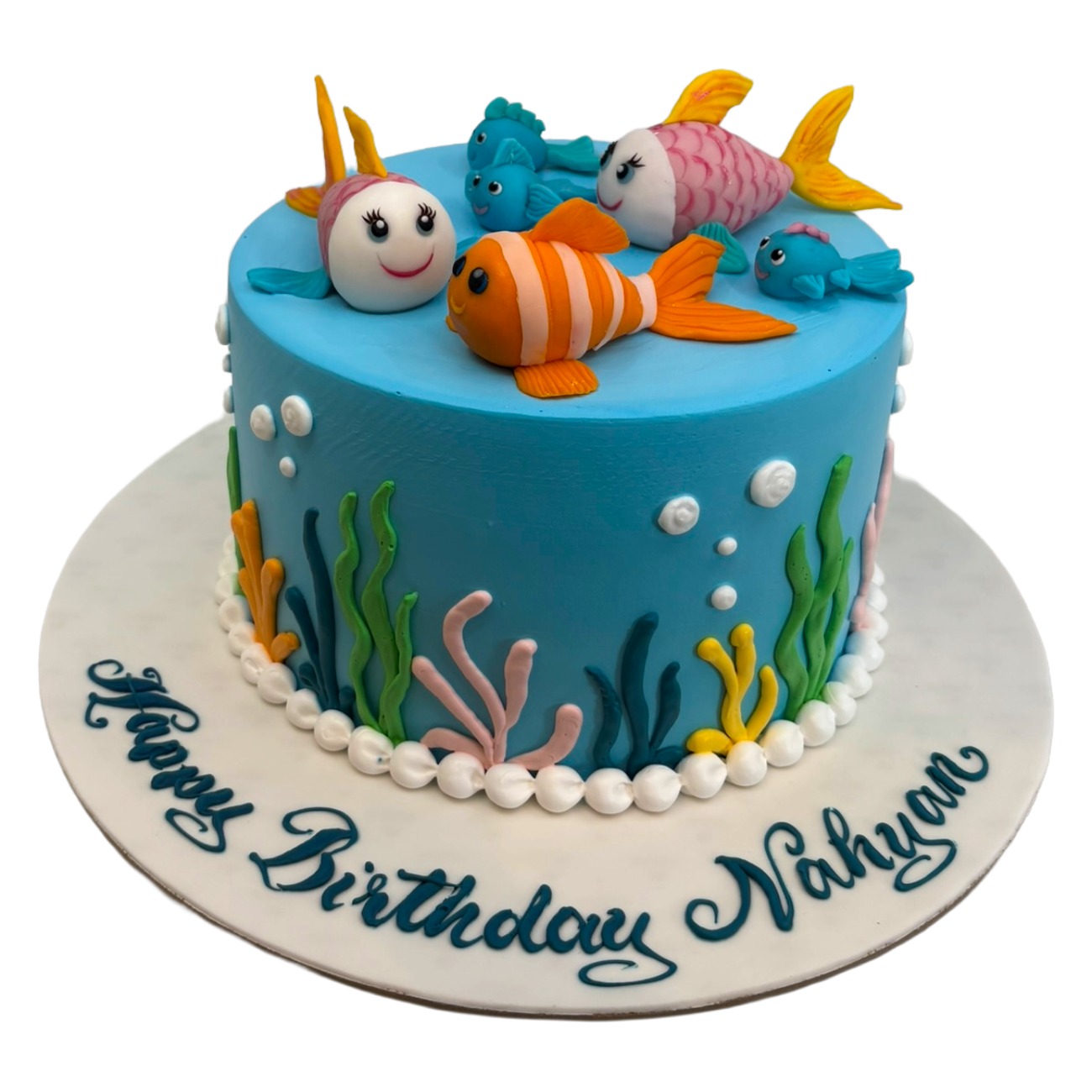 Under the Sea Colorful Fish Cake