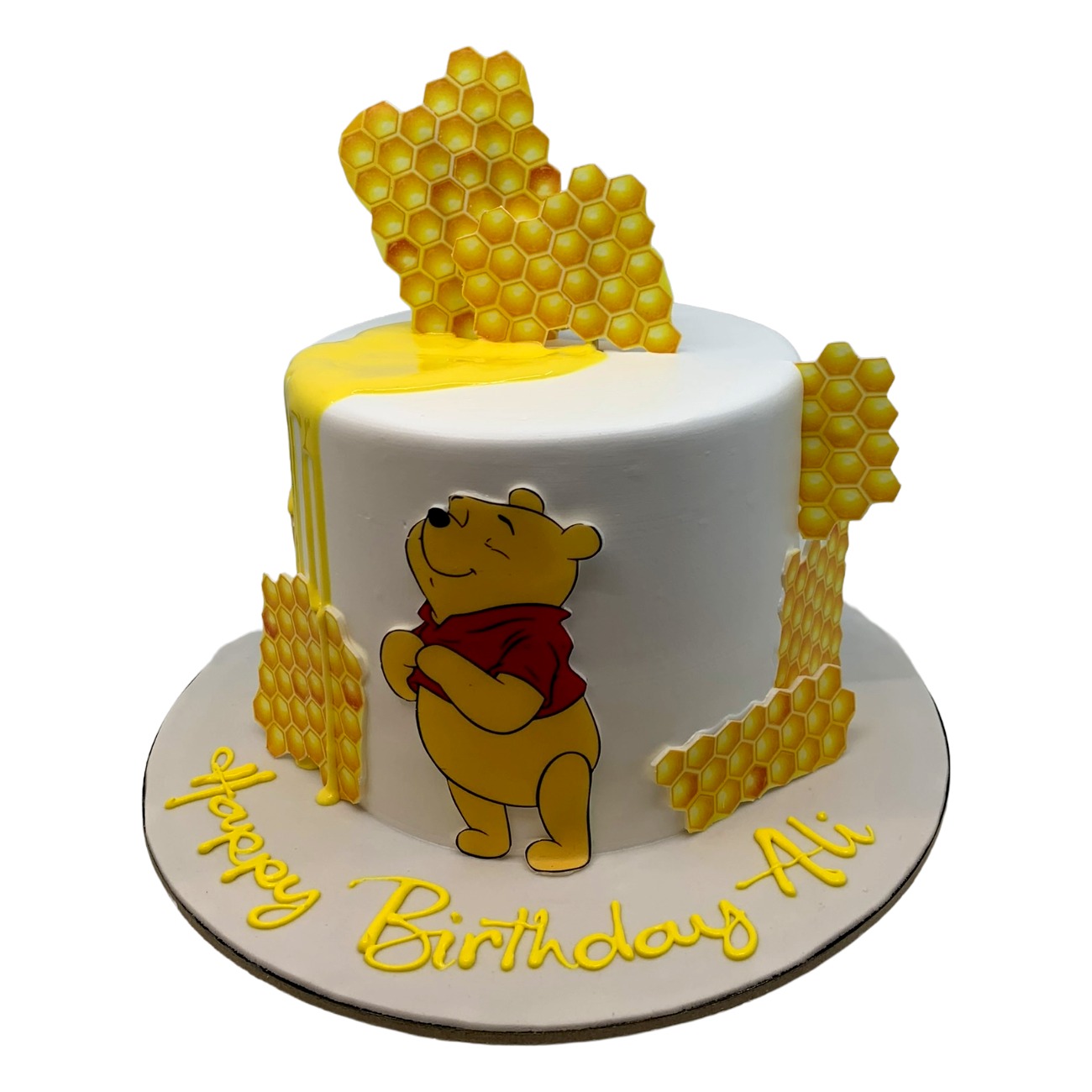 Winnie the Pooh Honeycomb Cake