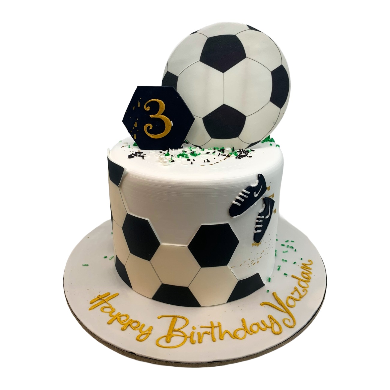 3D Classic Football Fan Cake