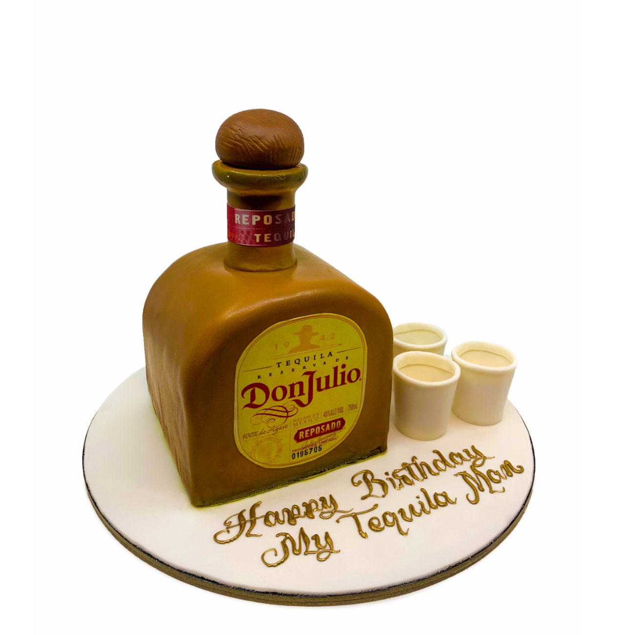 3D Don Julio Reposado Tequila Cake