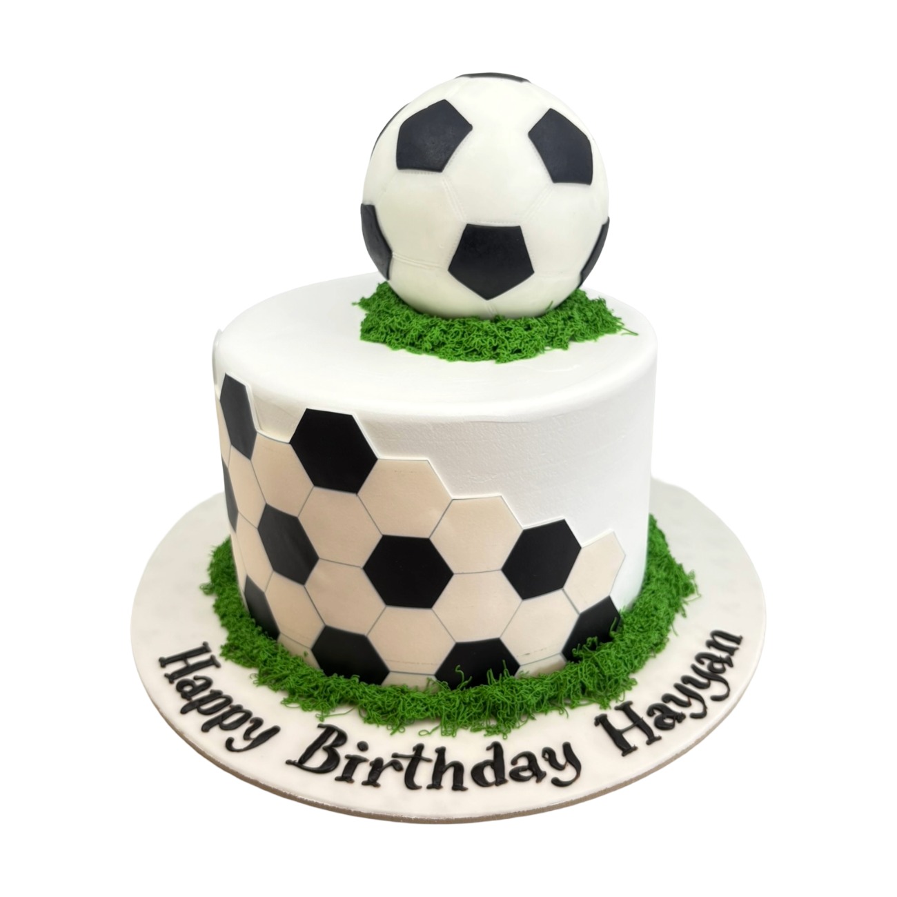 3D Soccer Ball Birthday Cake