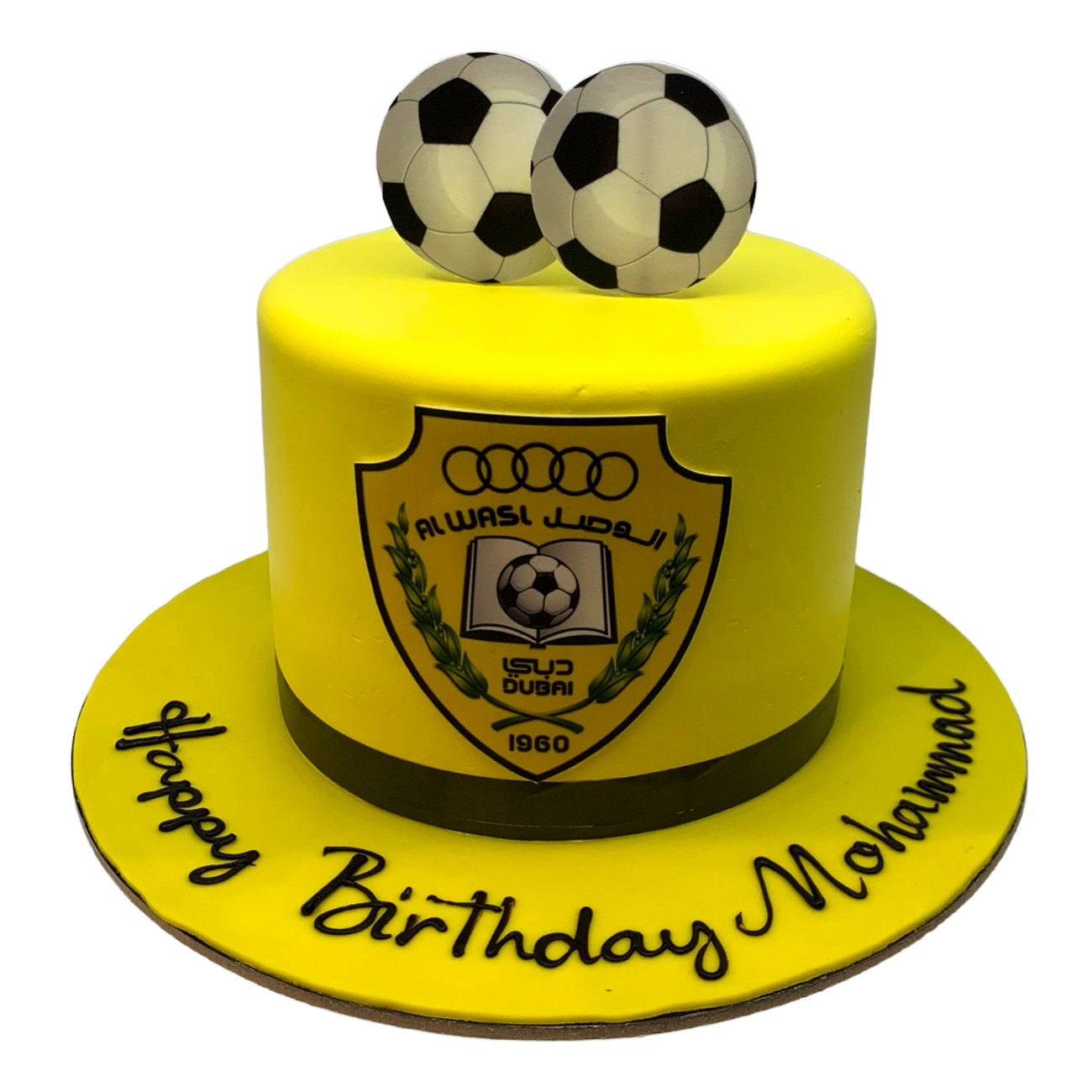 Al Wasl SC Dubai Football Cake