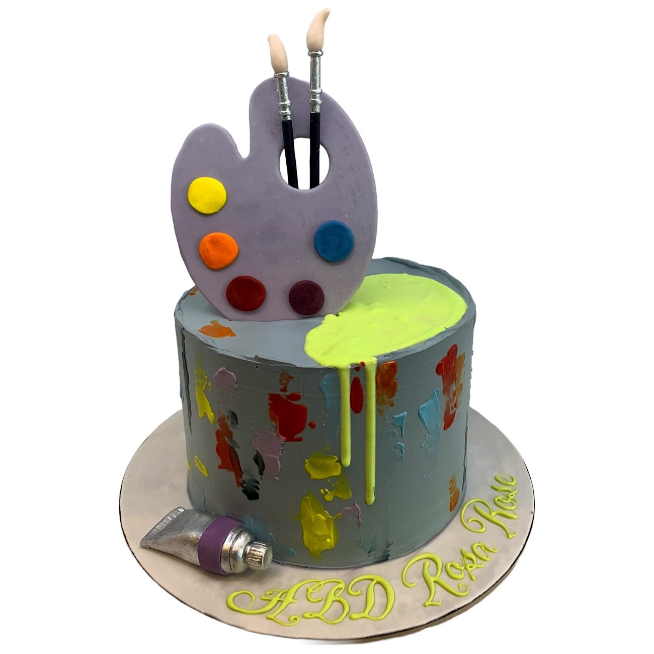 Artist’s Palette Birthday Cake
