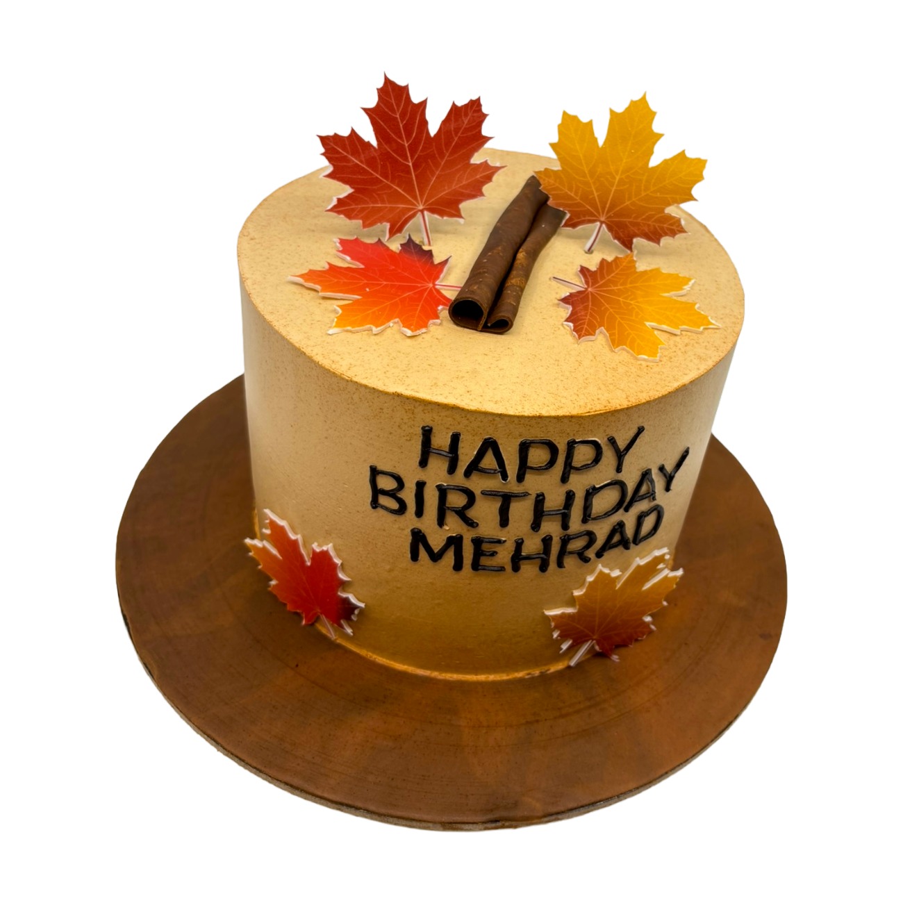 Autumn Maple Celebration Cake