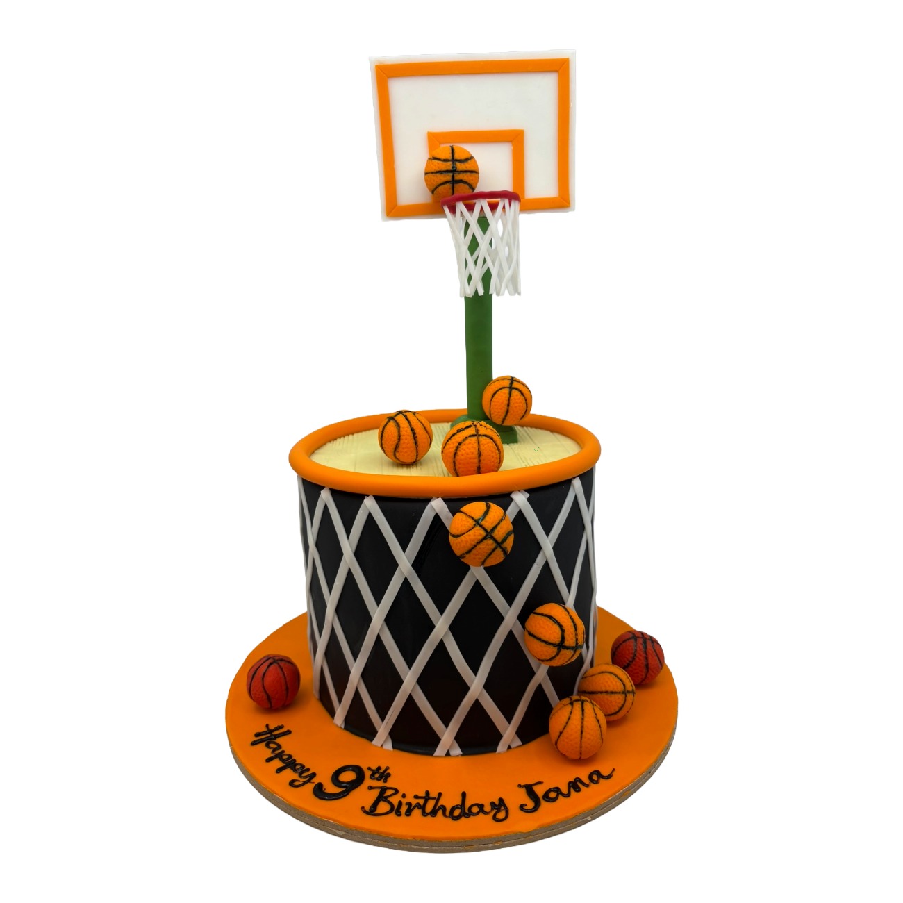 Basketball Hoop Birthday Cake