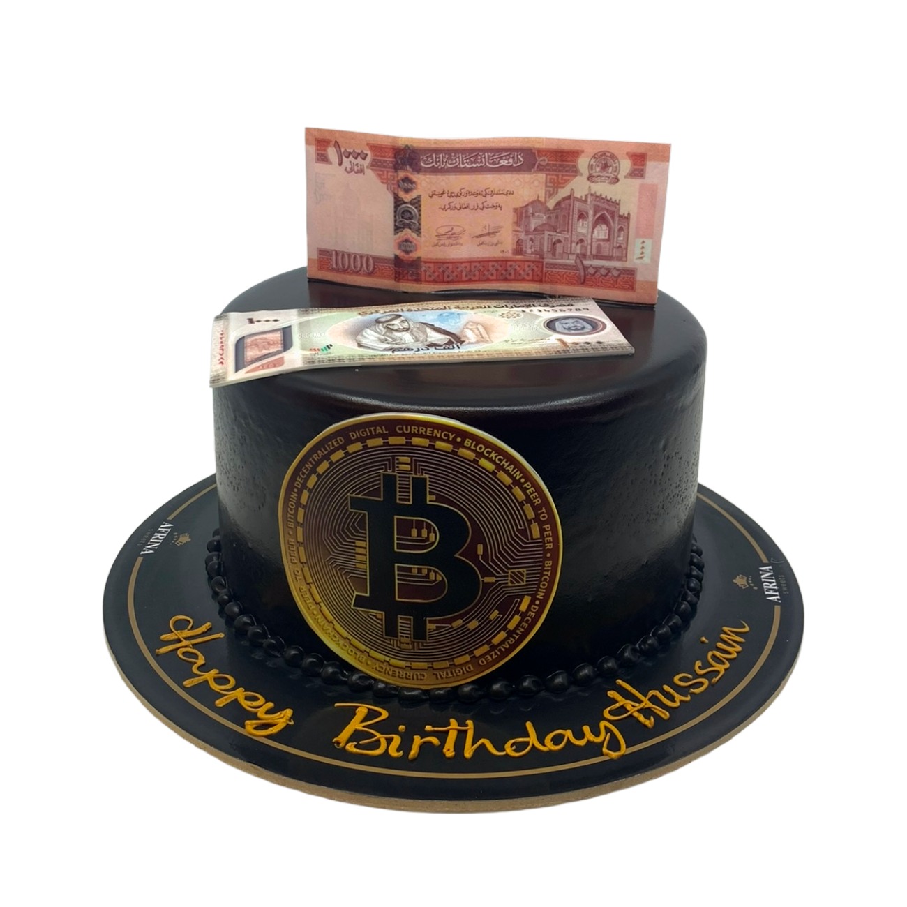 Bitcoin & Bounty Crypto Cake