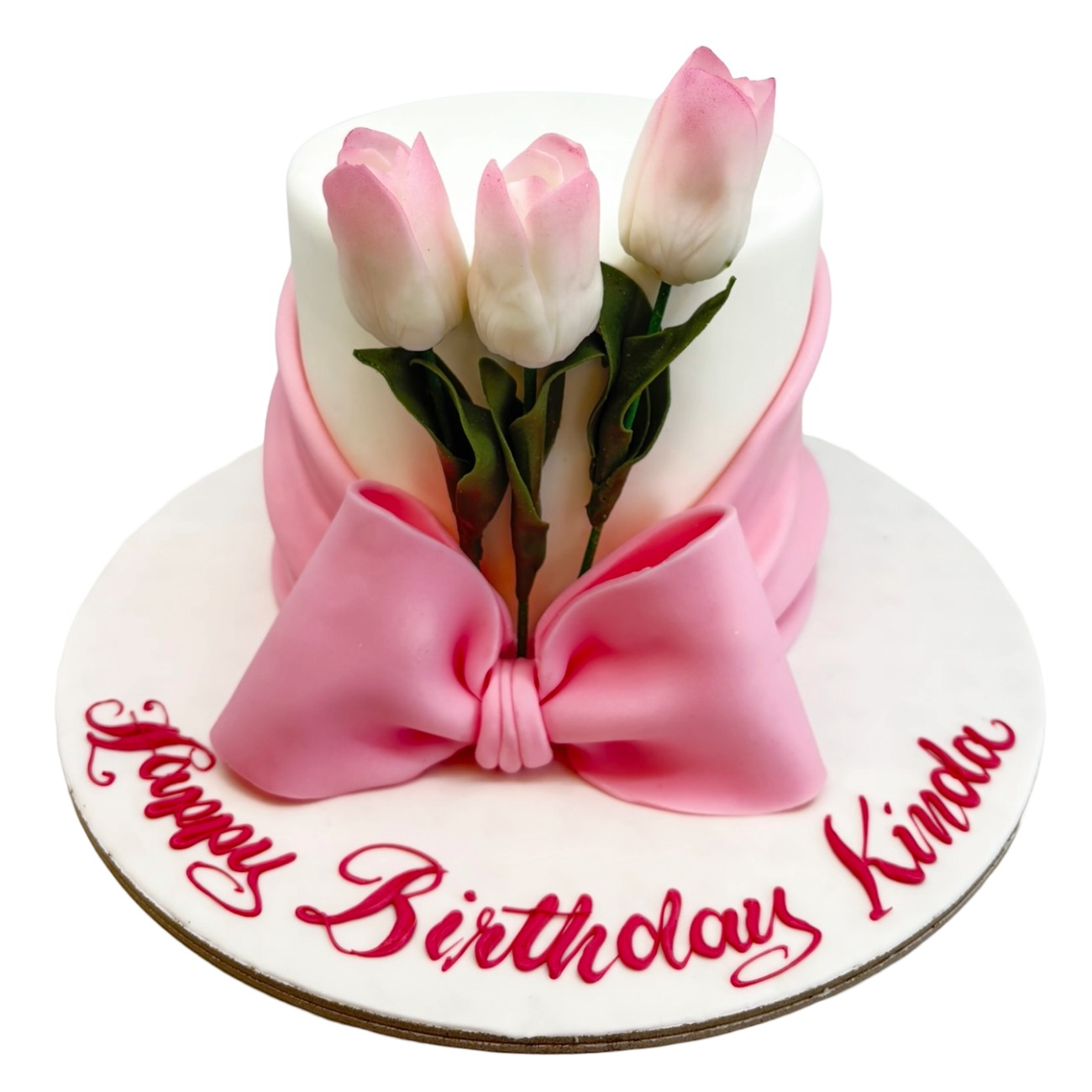 Blush Tulip Elegance Cake