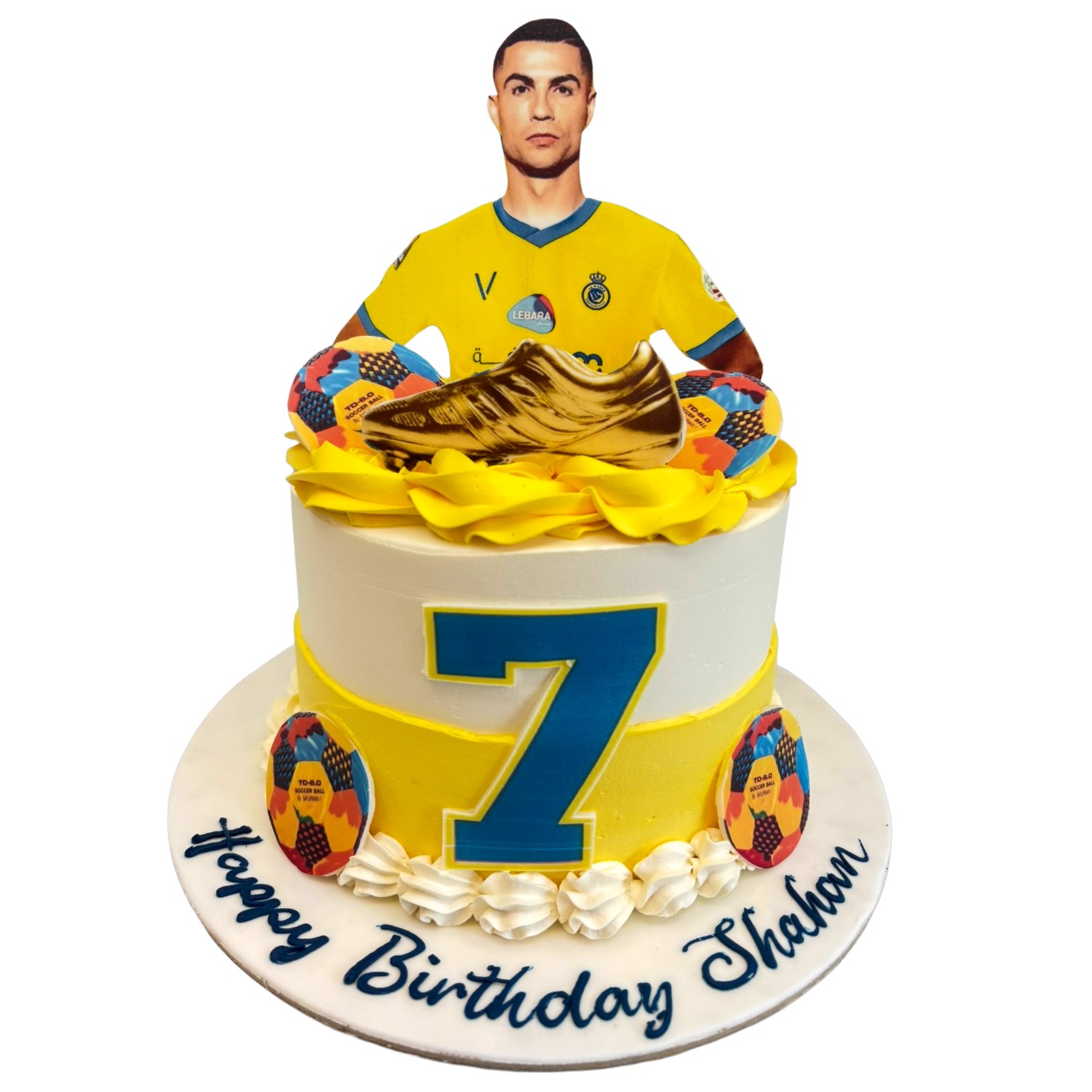 CR7 Al-Nassr Football Birthday Cake