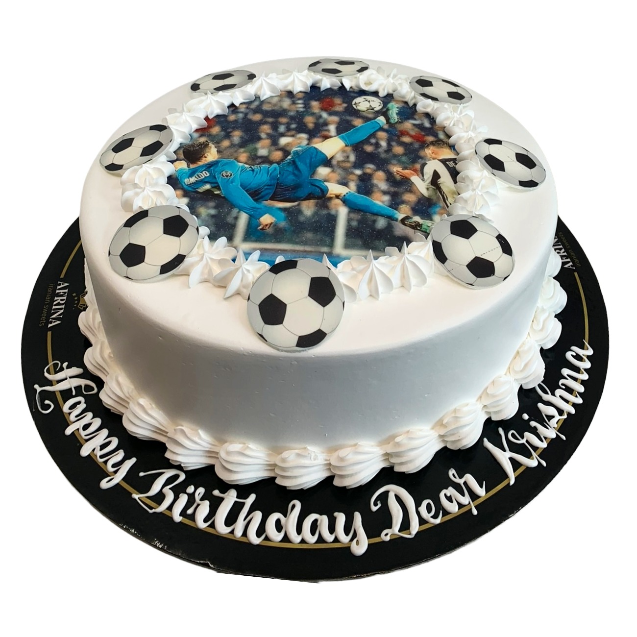 CR7 Legendary Bicycle Kick Photo Cake