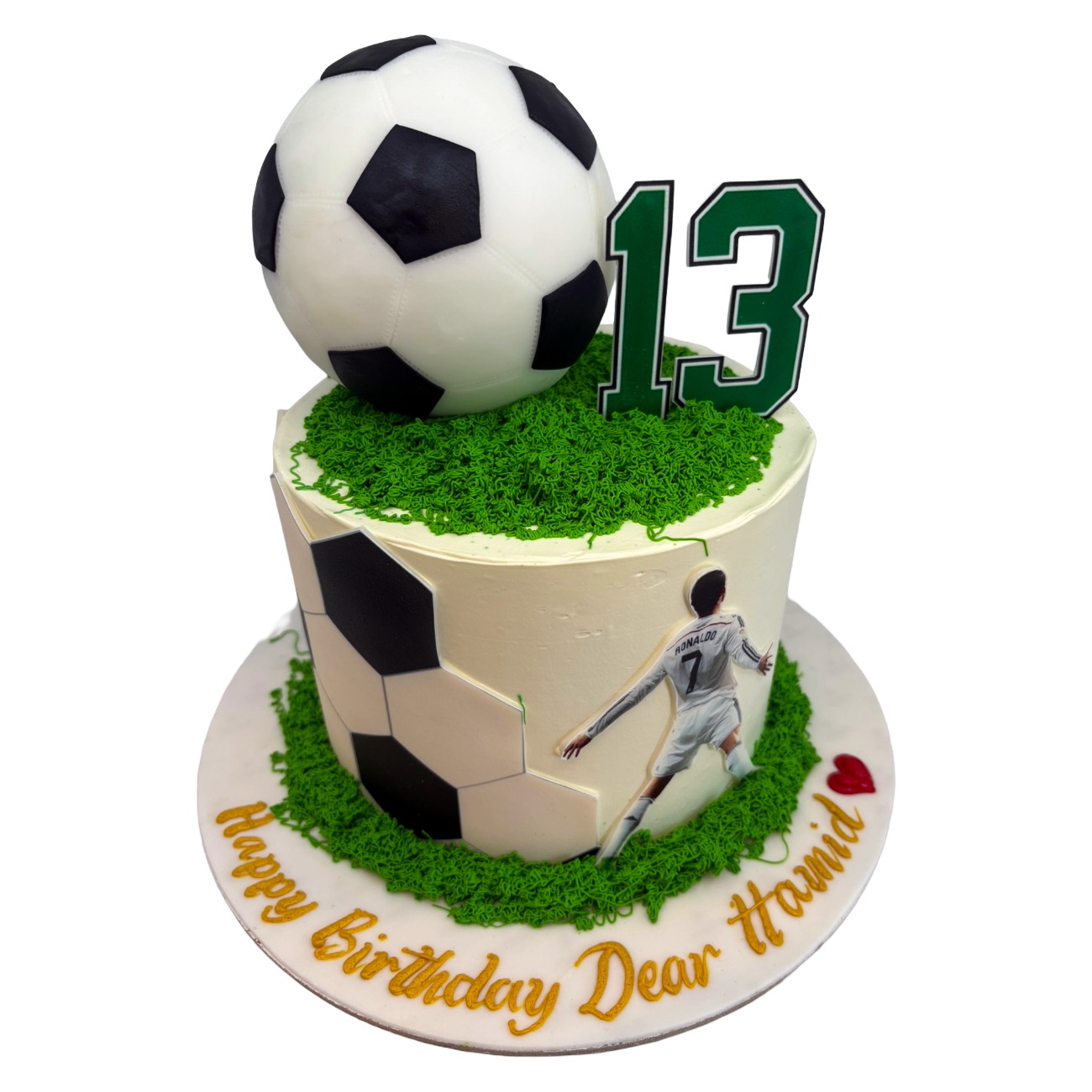 CR7 Signature Football Birthday Cake