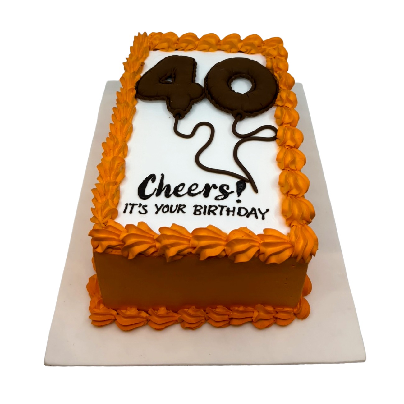 Cheers to 40 Birthday Cake