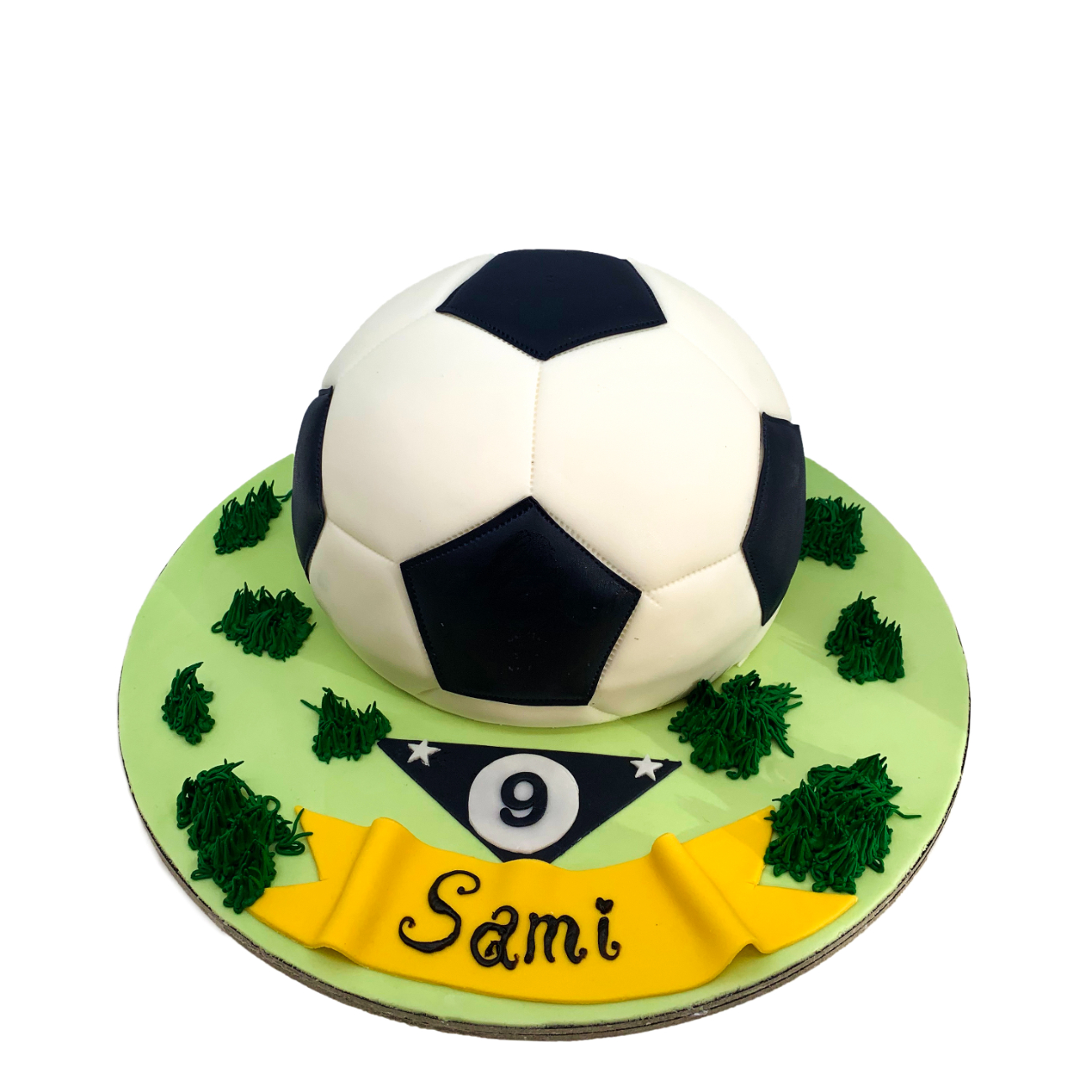 Classic 3D Soccer Football Cake