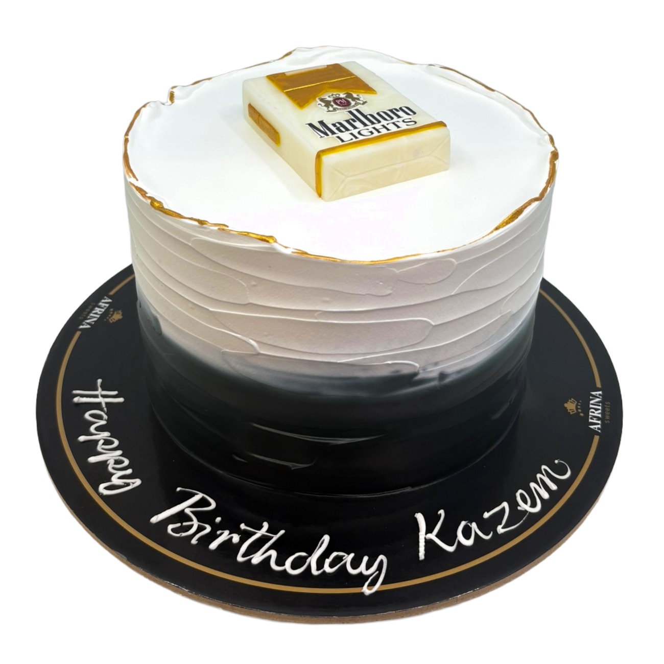 Classic Cigarette Pack Birthday Cake