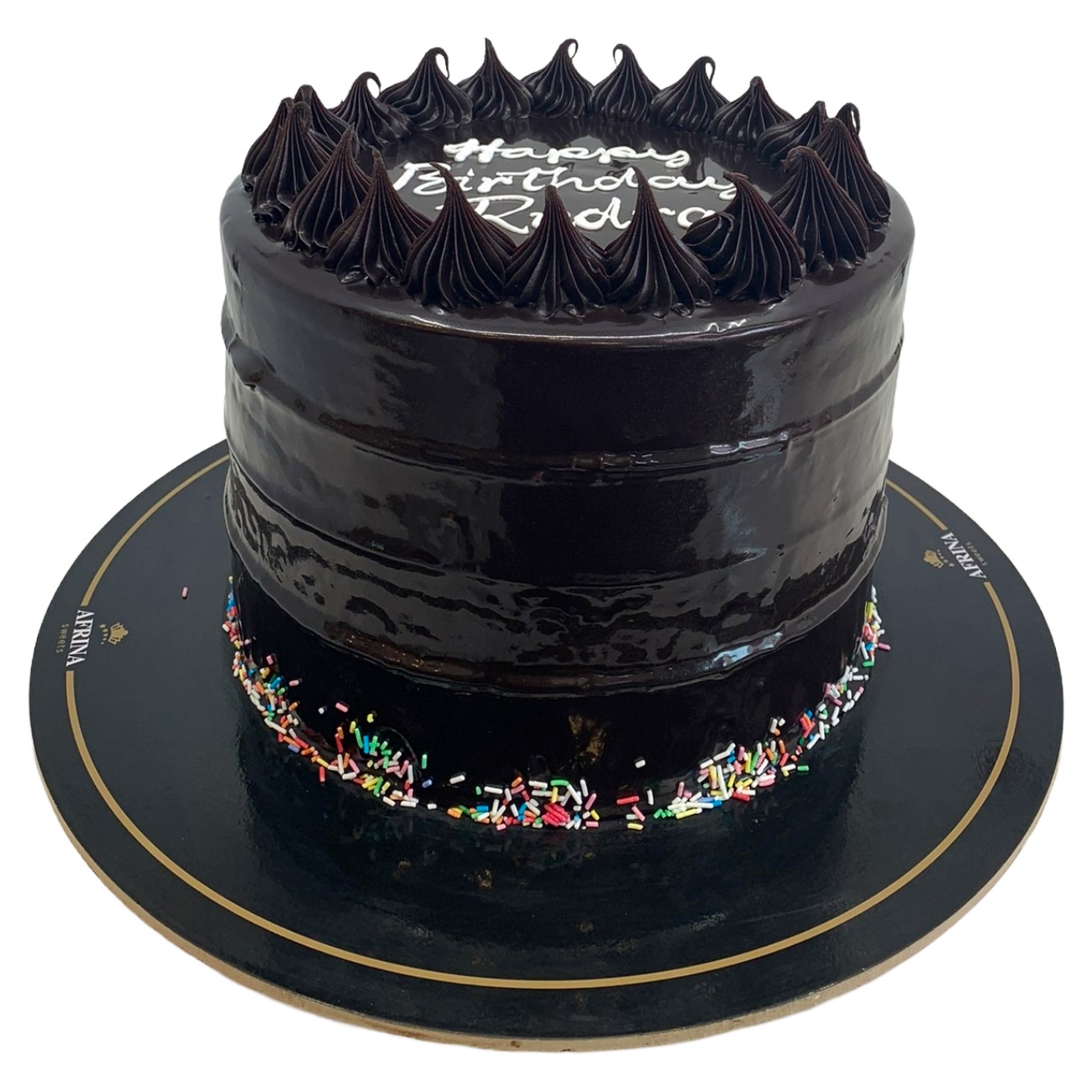Classic Dark Chocolate Halloween Cake