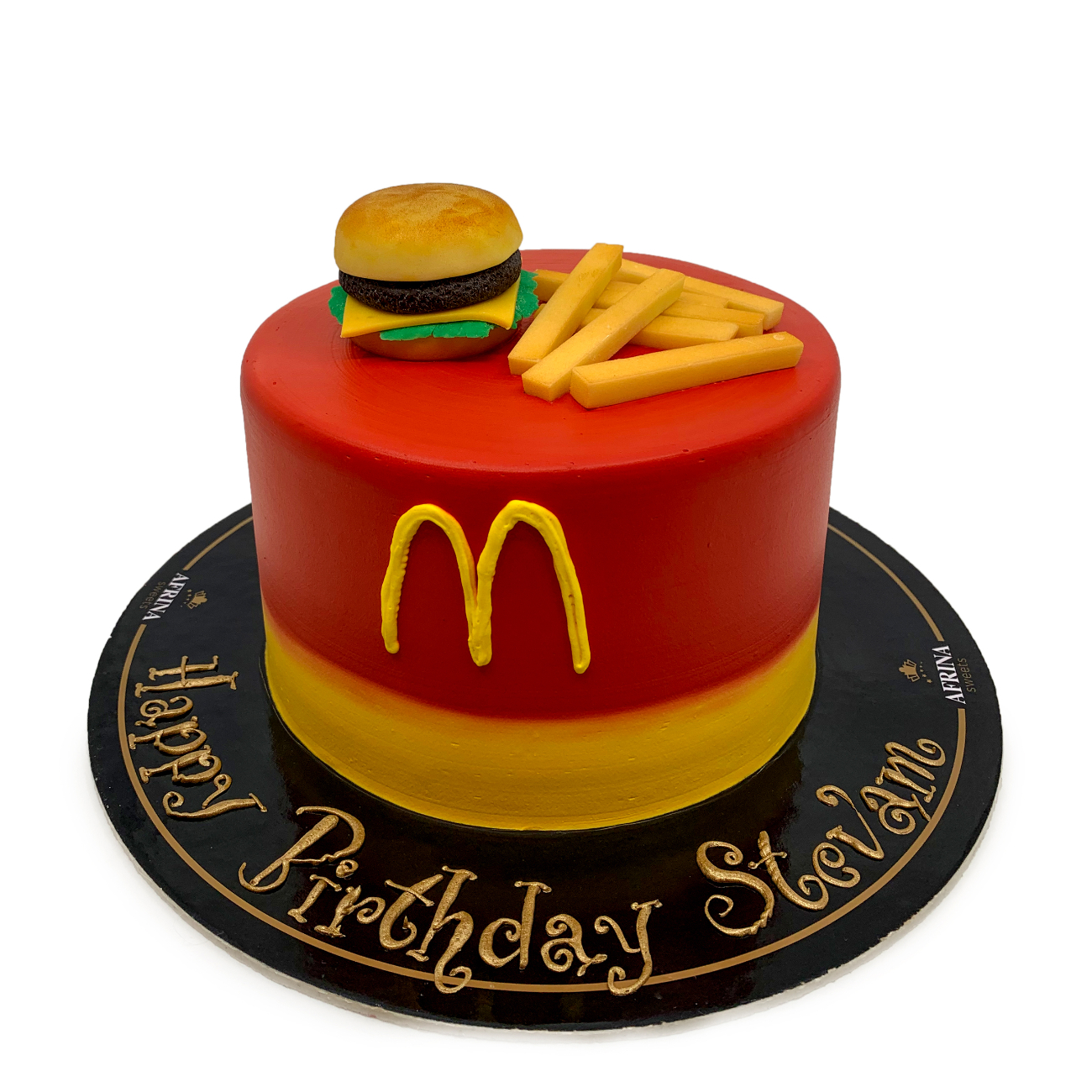 Classic McDonald's Birthday Cake