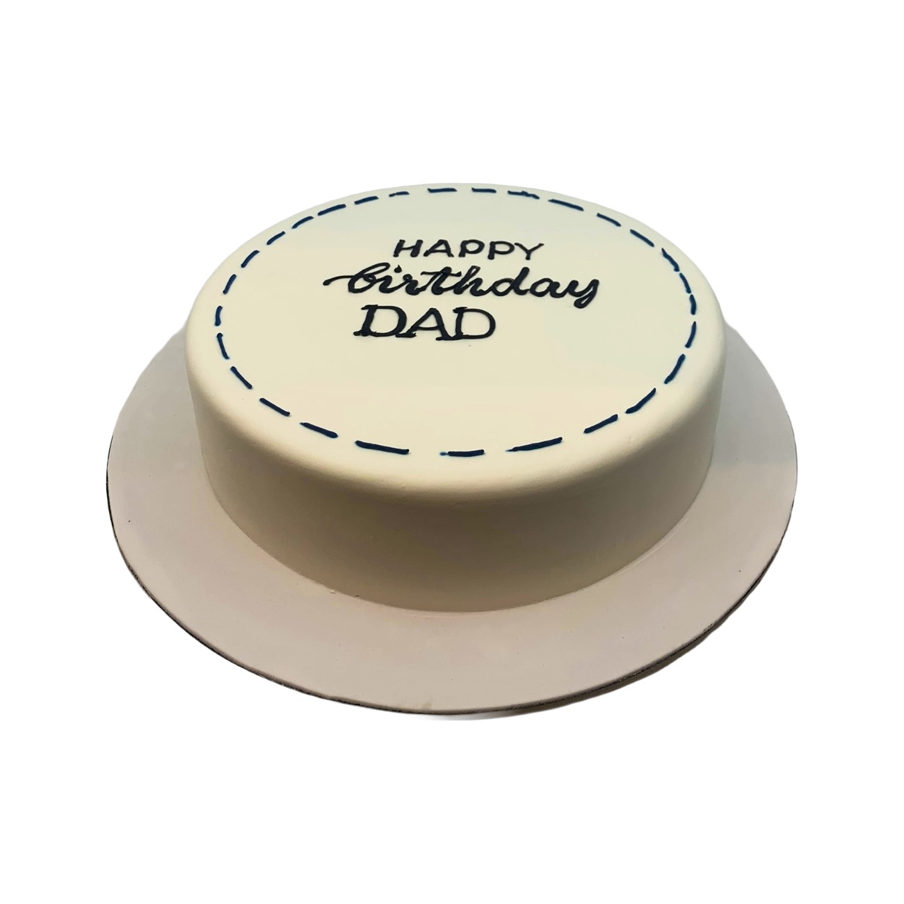 Classic Minimalist Dad Birthday Cake