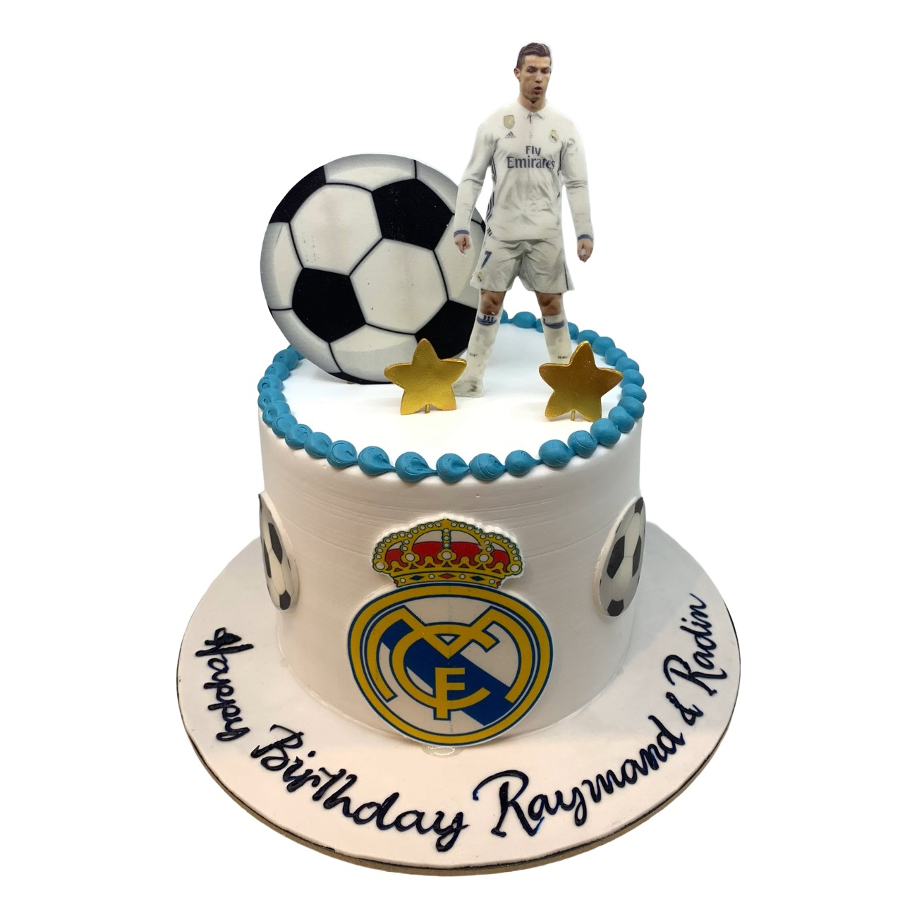 Classic Real Madrid Champion Birthday Cake