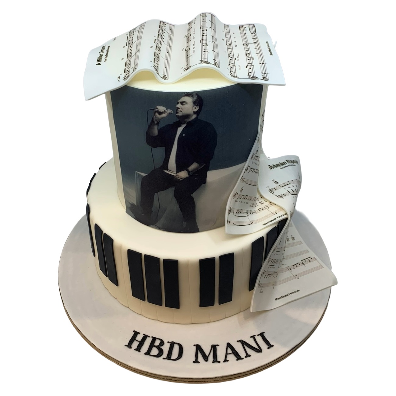 Custom Concert & Keyboard Cake