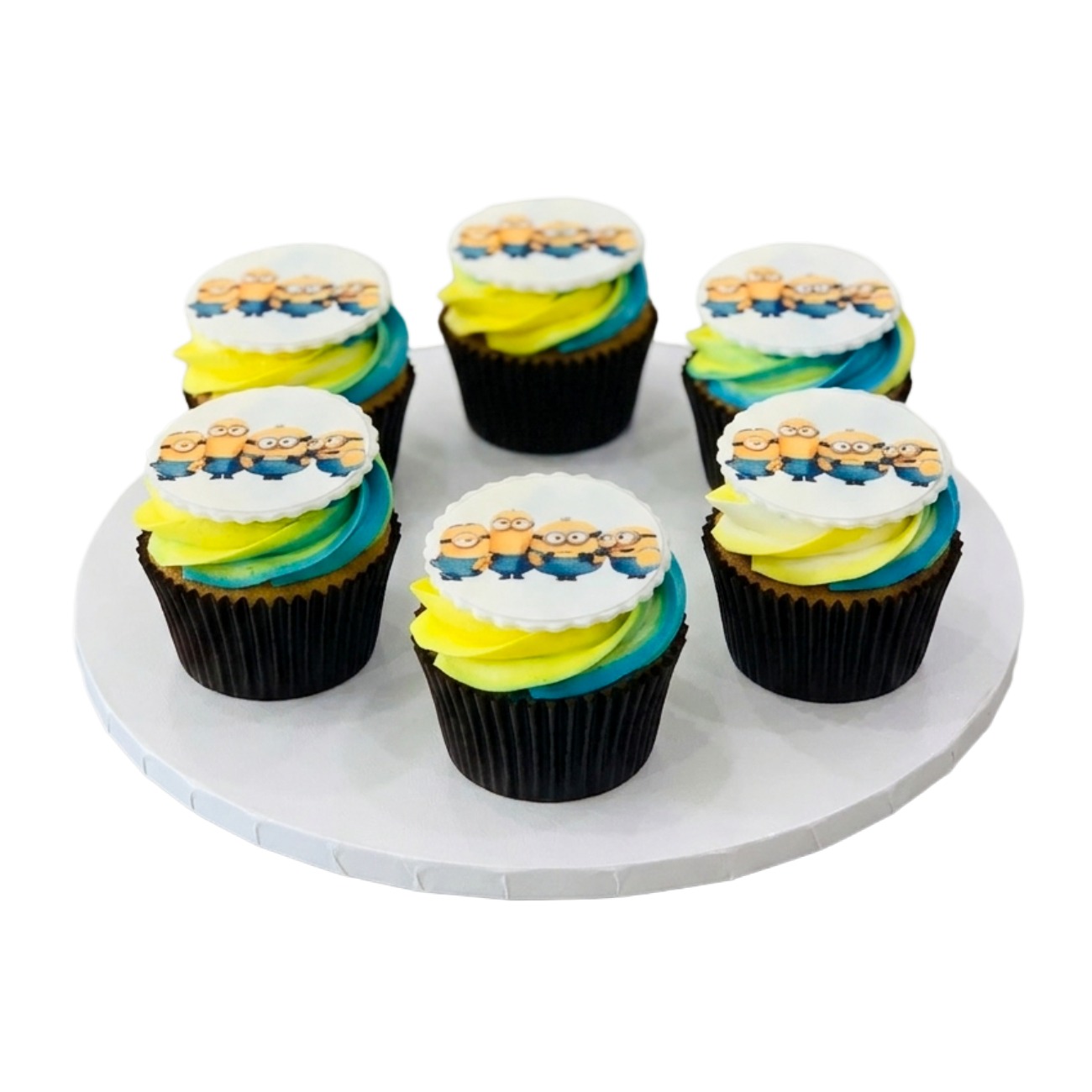 Despicable Me Minions Printed Cupcakes
