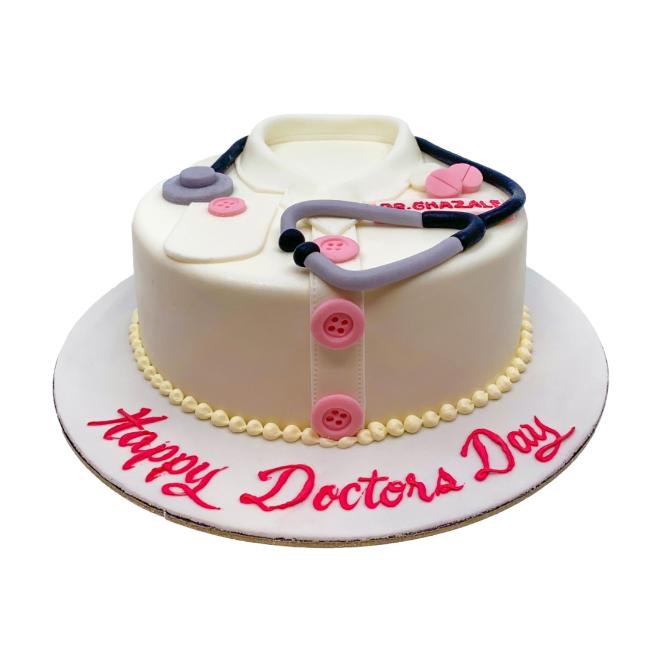 Doctor’s Coat Fondant Cake