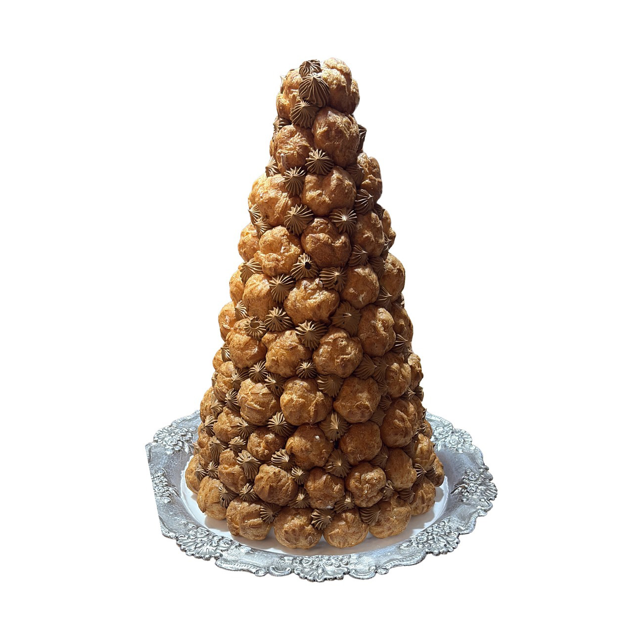 Double Chocolate Cream Puff Tower
