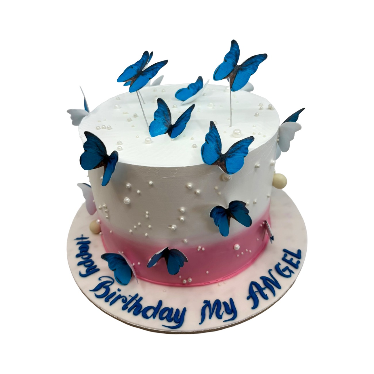 Electric Blue Colour Dream Cake