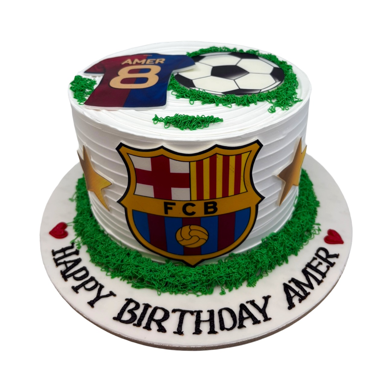 FC Barcelona Crest Birthday Cake