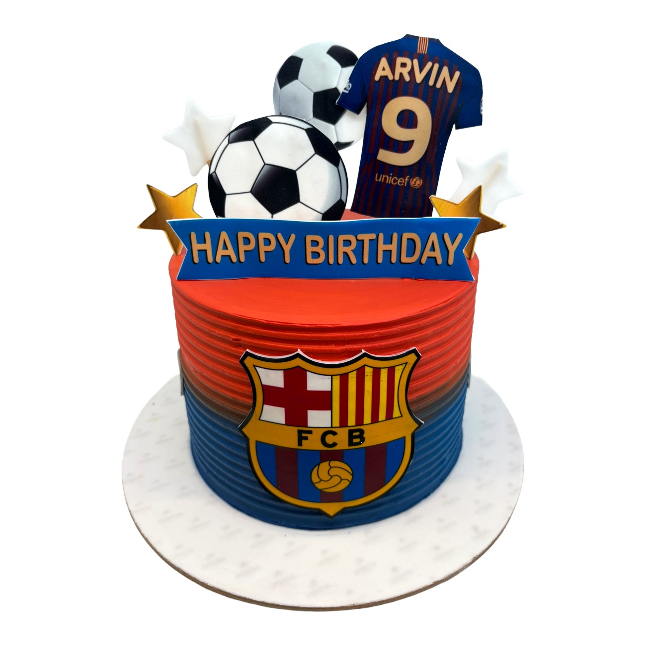 FC Barcelona Fan Birthday Cake