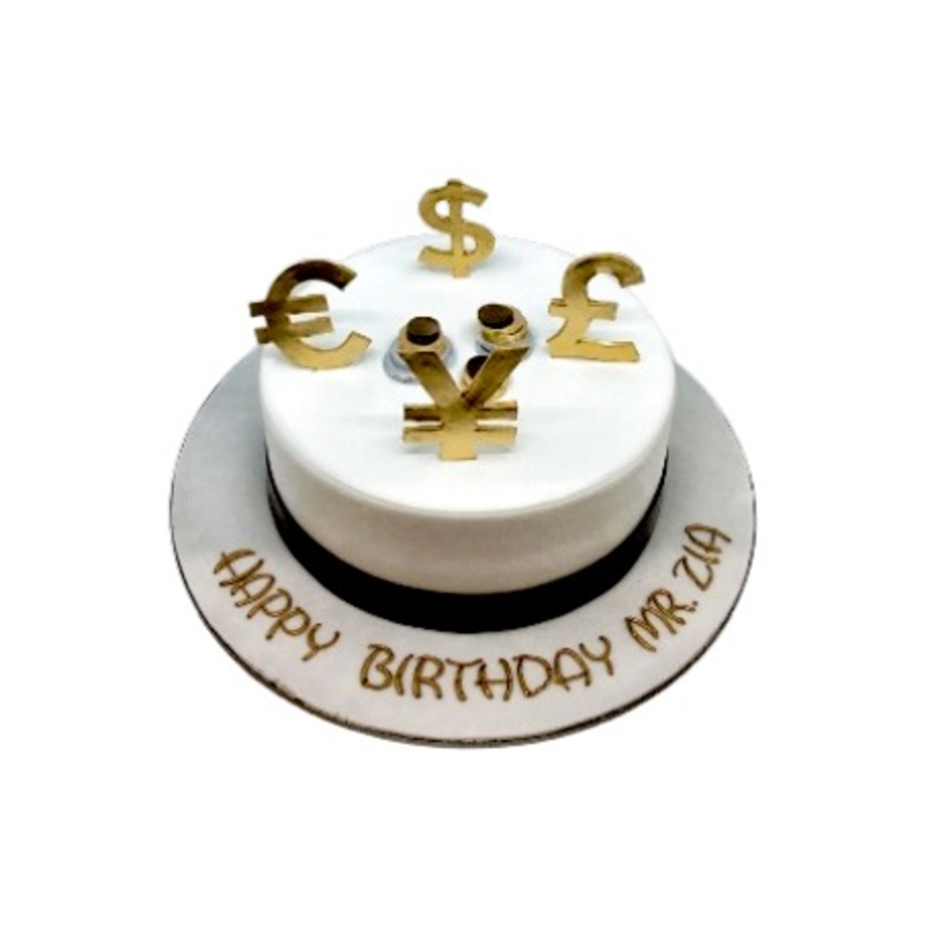 Forex Billionaire Minimalist Cake