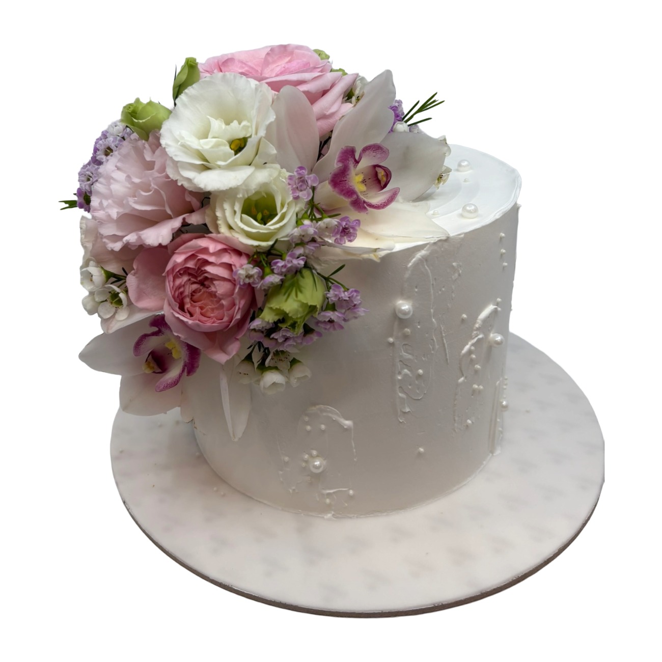 Fresh Botanical Elegance Cake