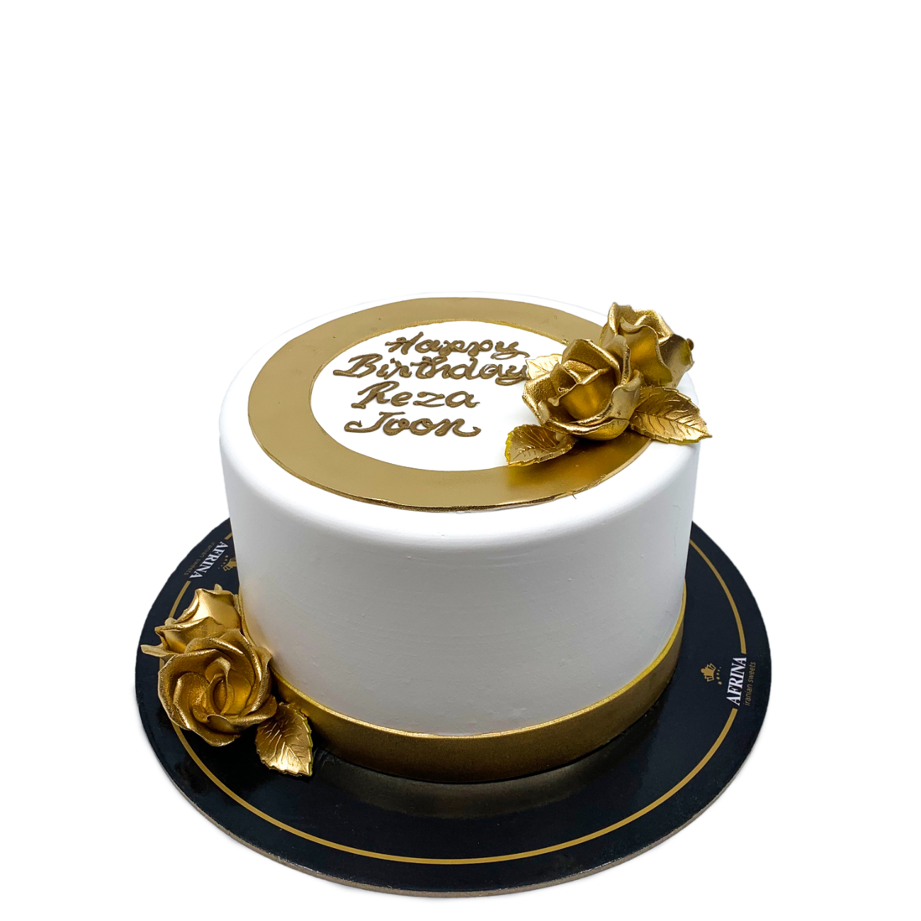 Gilded Rose Minimalist Cake