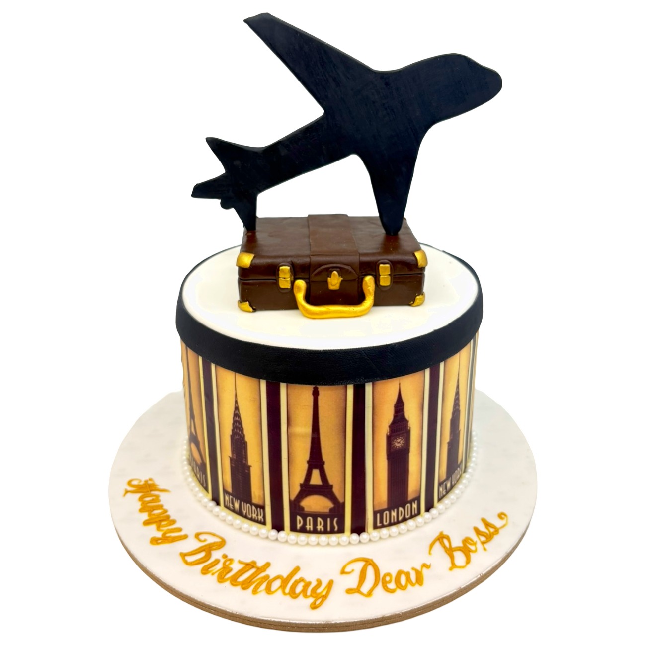 Global Traveler Birthday Cake