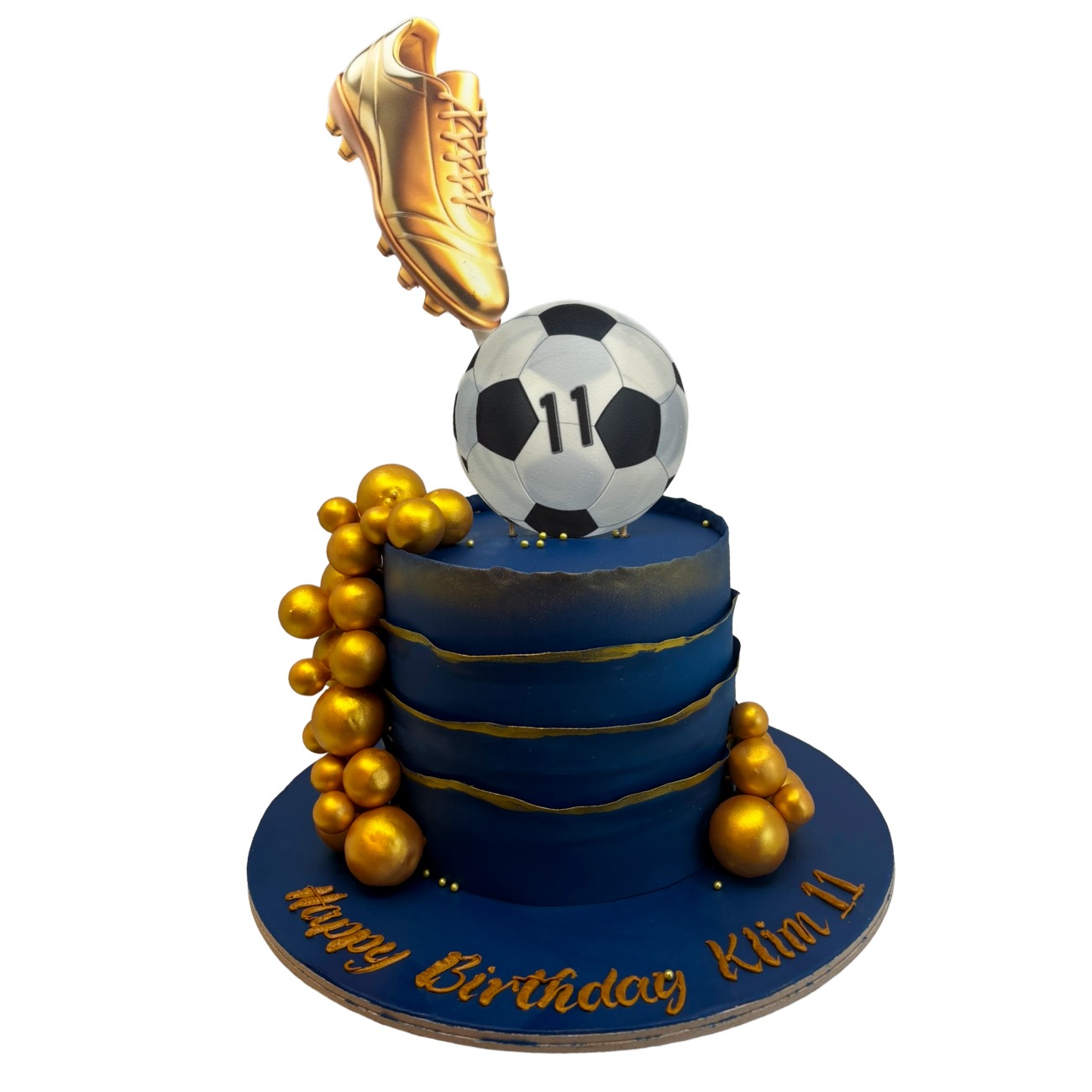 Golden Boot Championship Cake