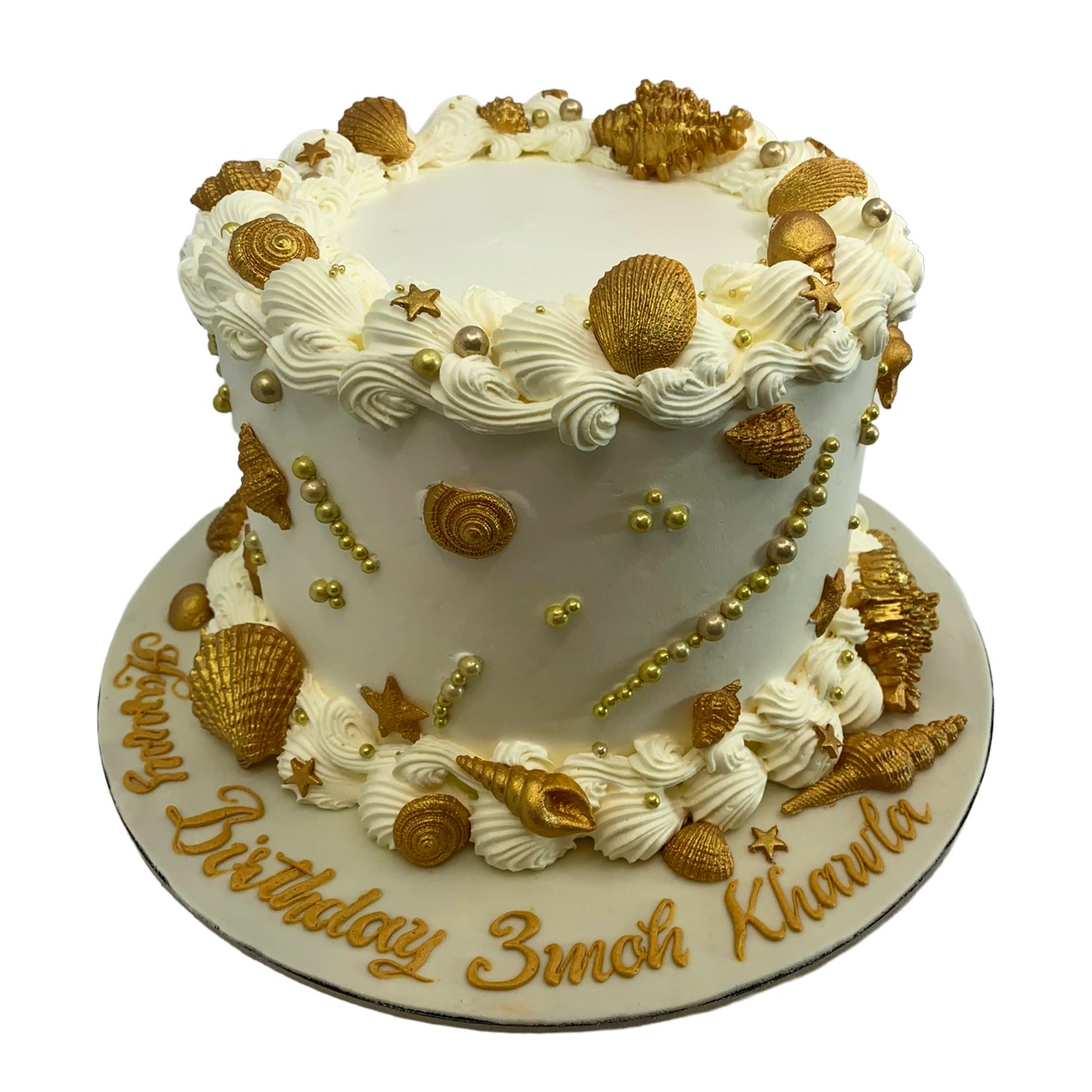 Golden Ocean Majesty Cake