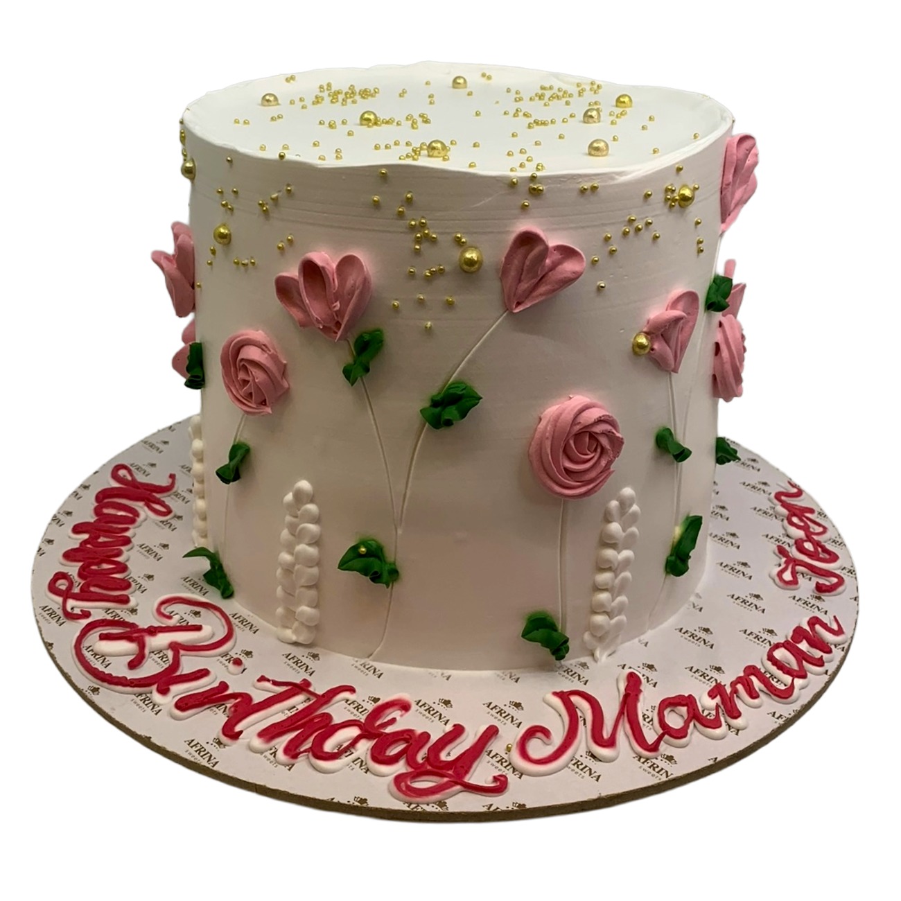Golden Pearl Meadow Cake