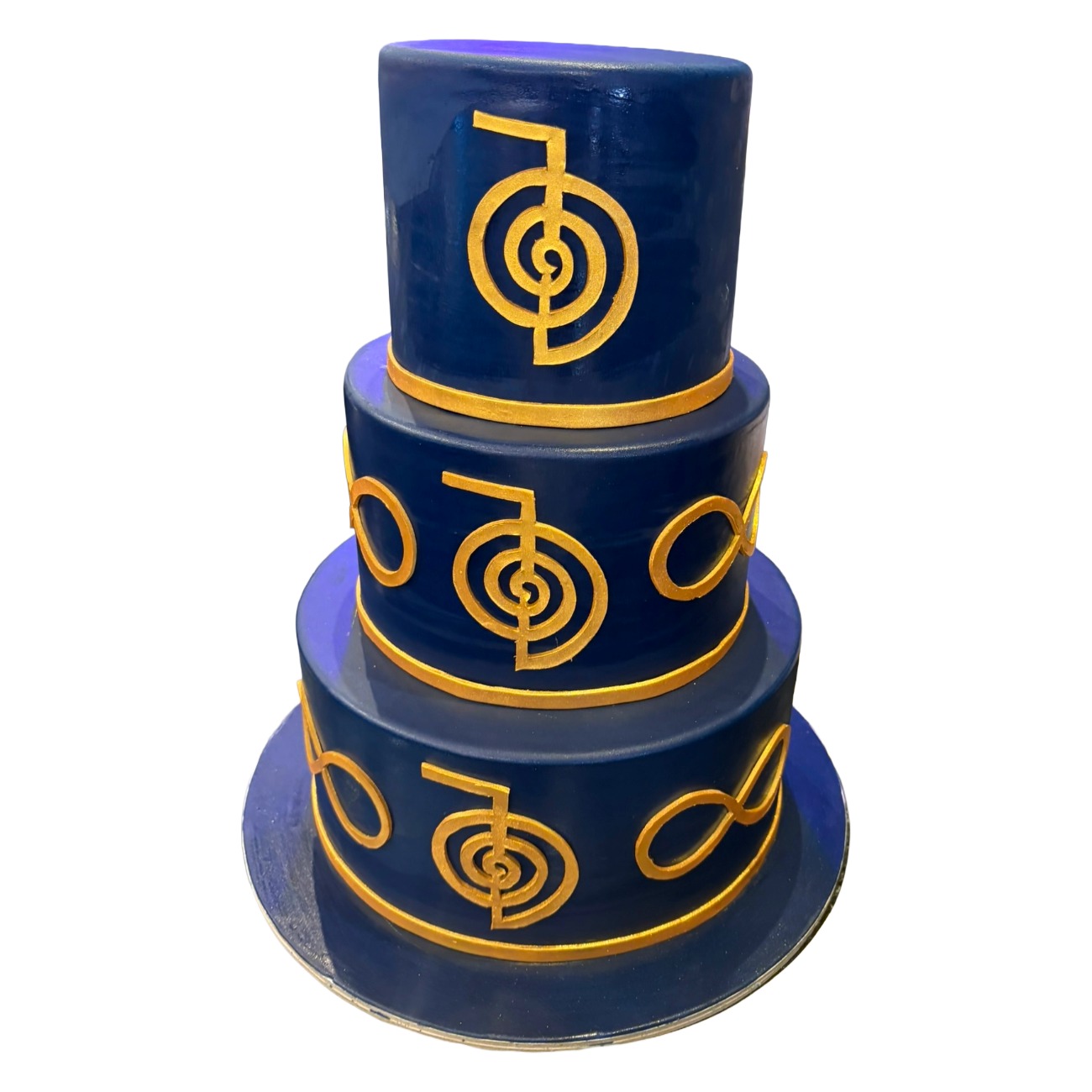 Golden Reiki Energy Cake