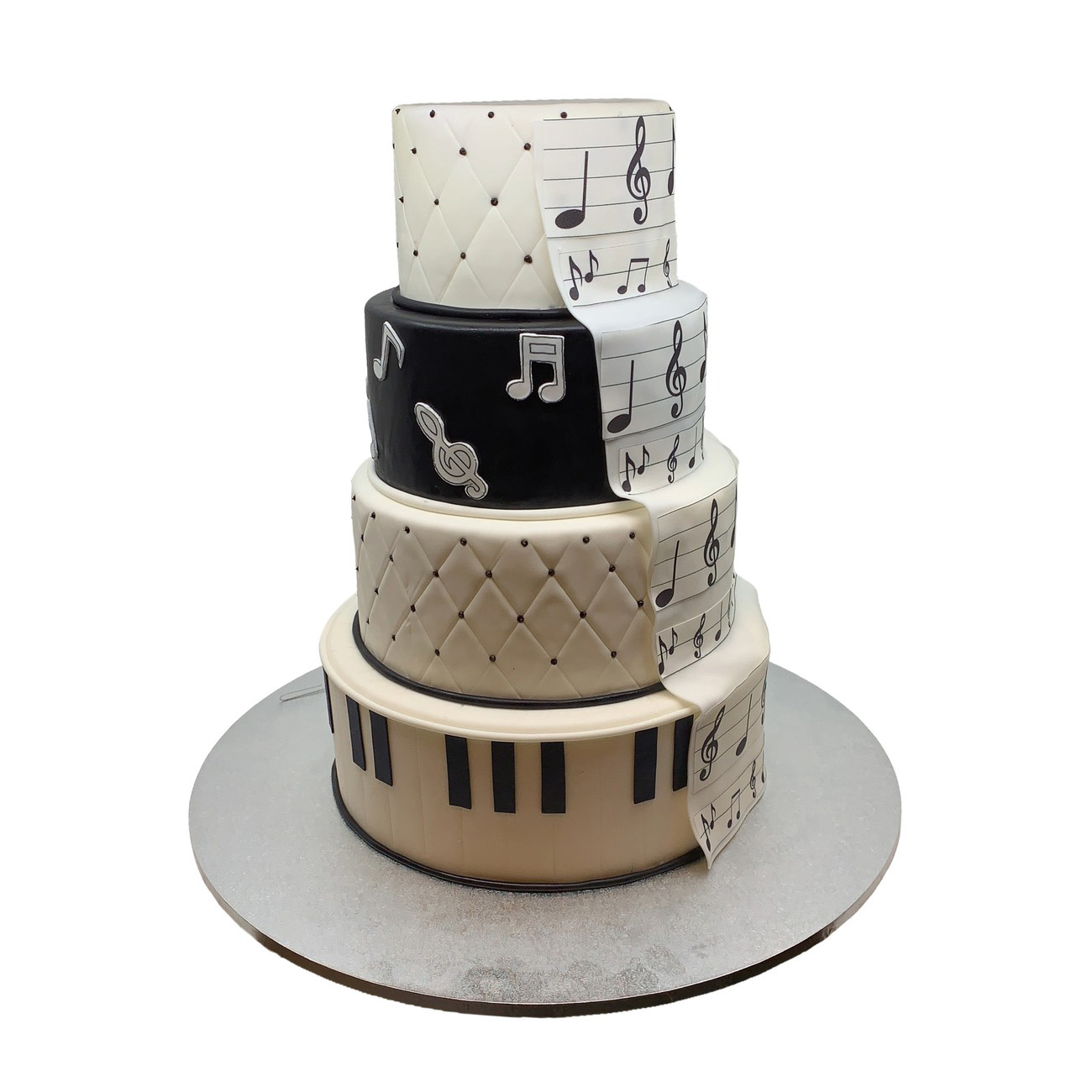 Grand Symphony Multi-Tier Cake