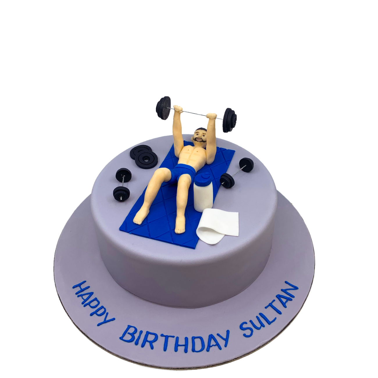 Gym Bench Press Birthday Cake
