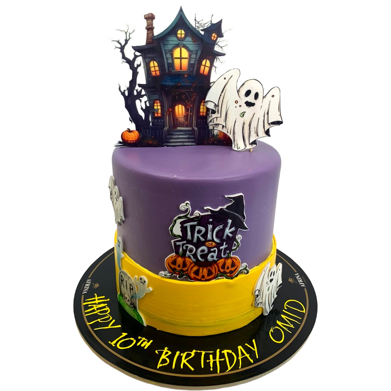 Haunted Mansion Trick-or-Treat Cake
