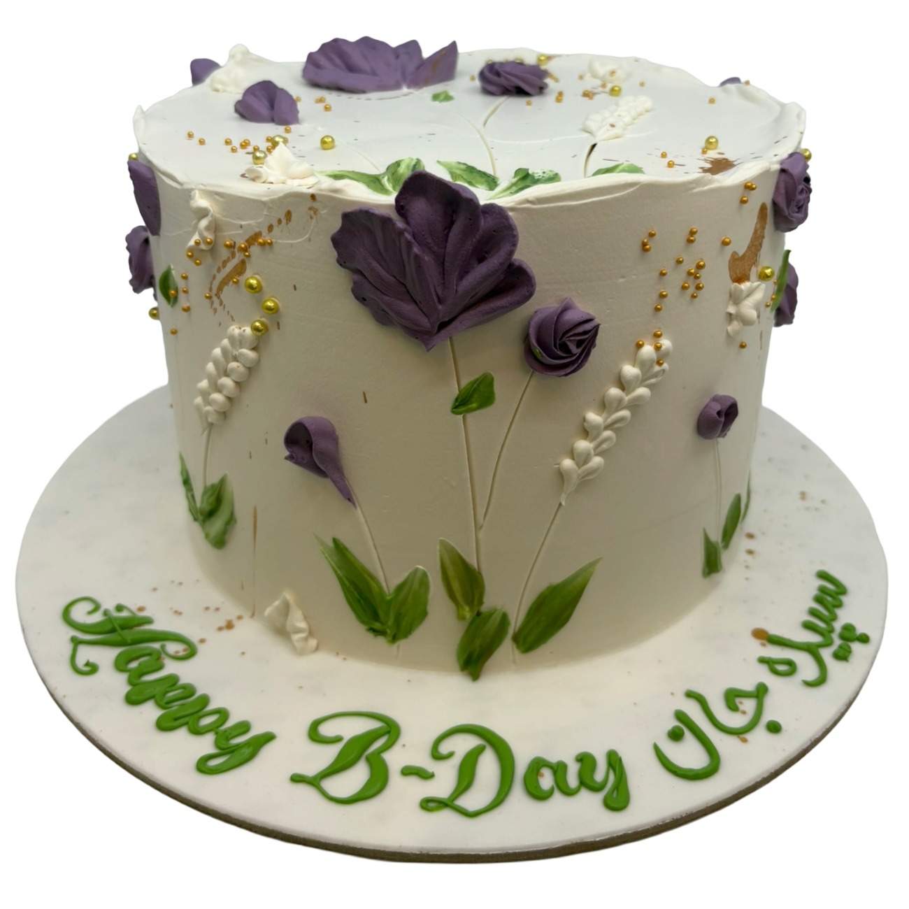 Imperial Violet Meadow Cake