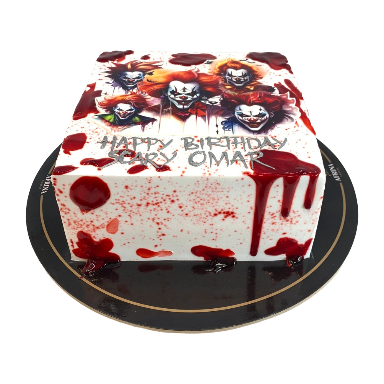 It Pennywise Slashing Halloween Cake