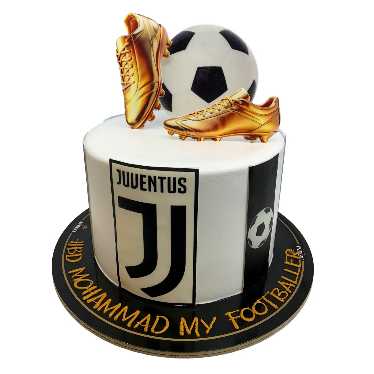 Juventus FC Golden Boot Soccer Cake