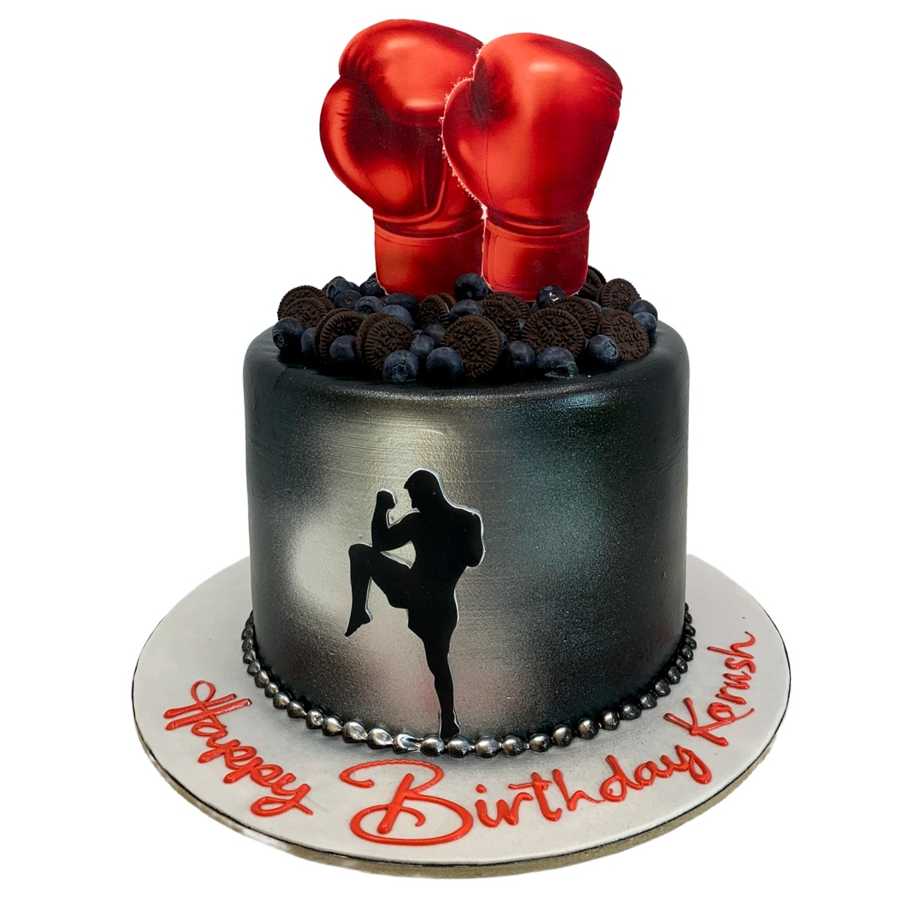 Kickboxing Fighter Birthday Cake