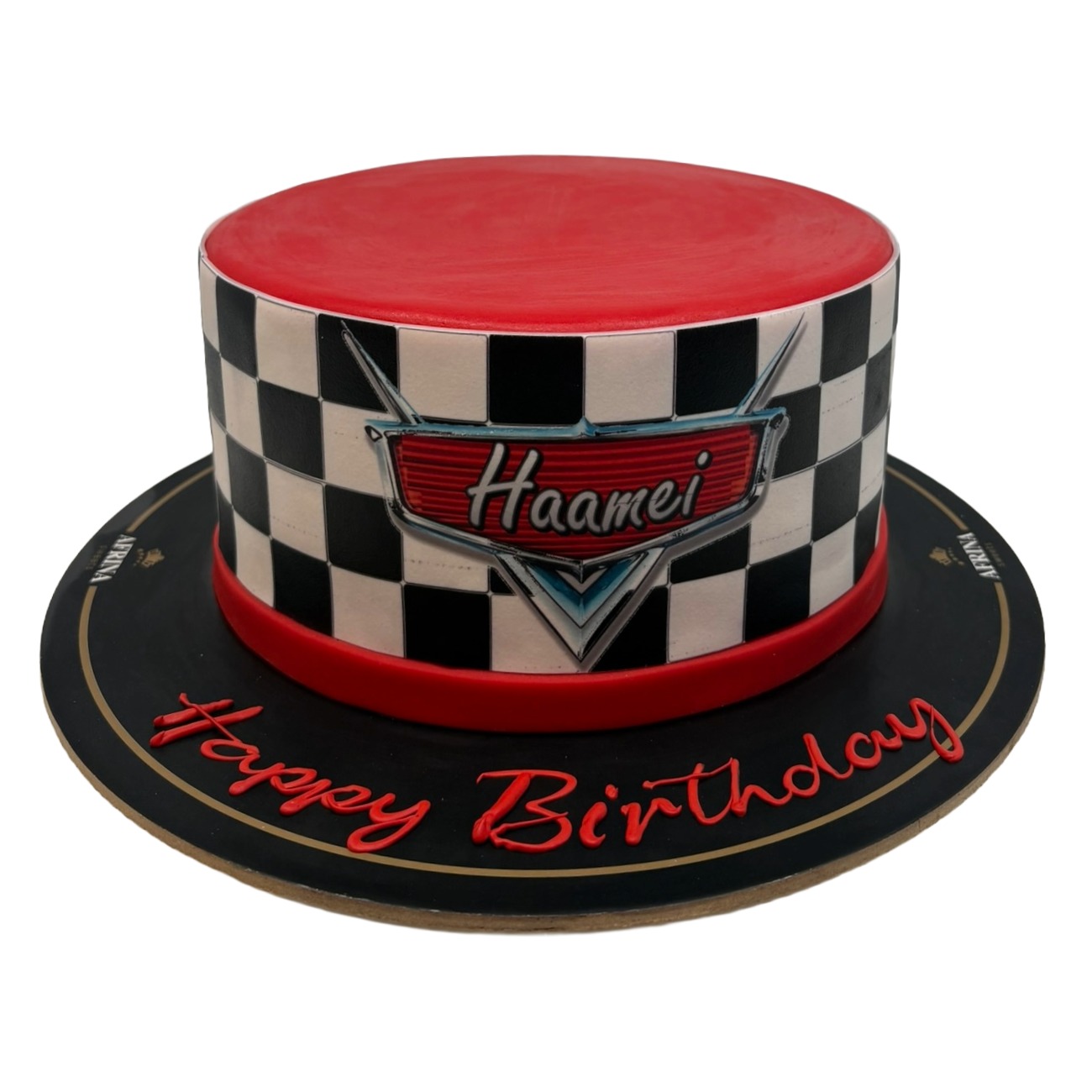 Lightning McQueen Racing Birthday Cake for Car Racers