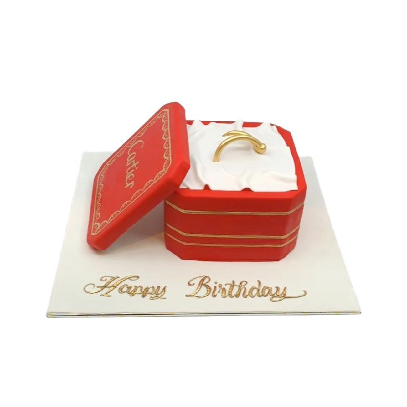 Luxury Red Jewel Box Cake