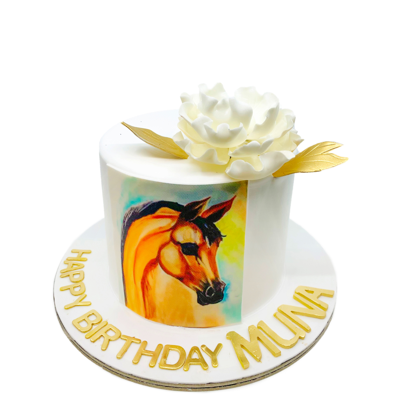 Majestic Grace Artistic Floral Cake
