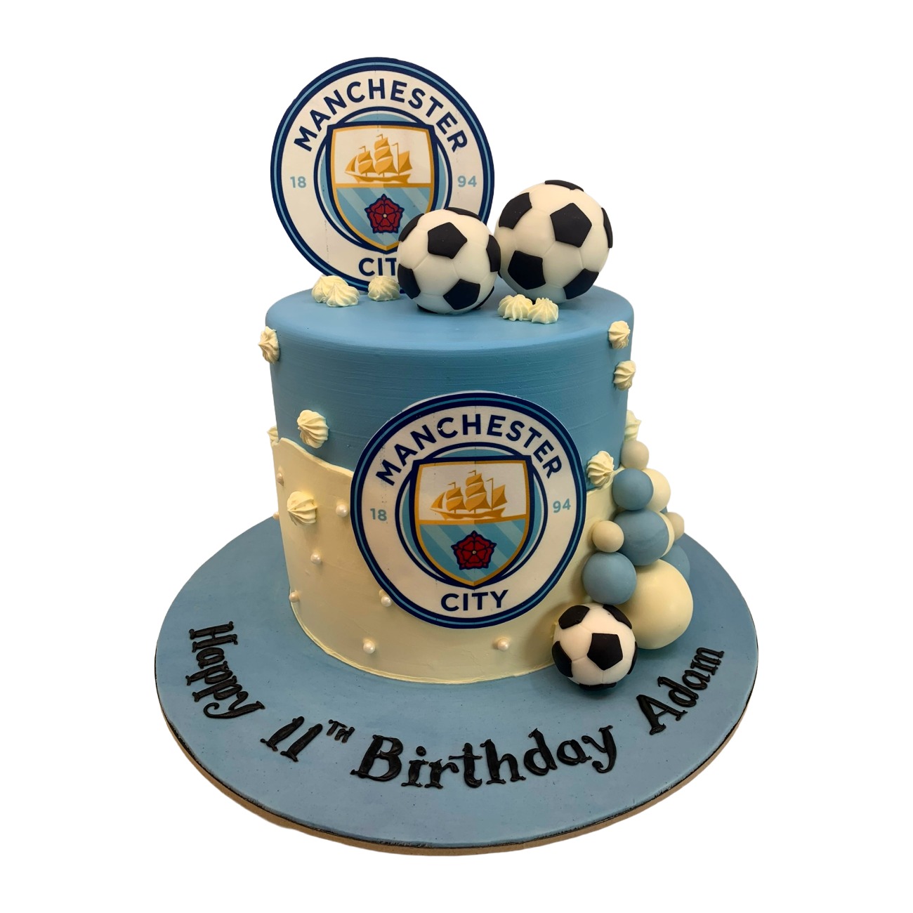 Manchester City FC Fan Birthday Cake