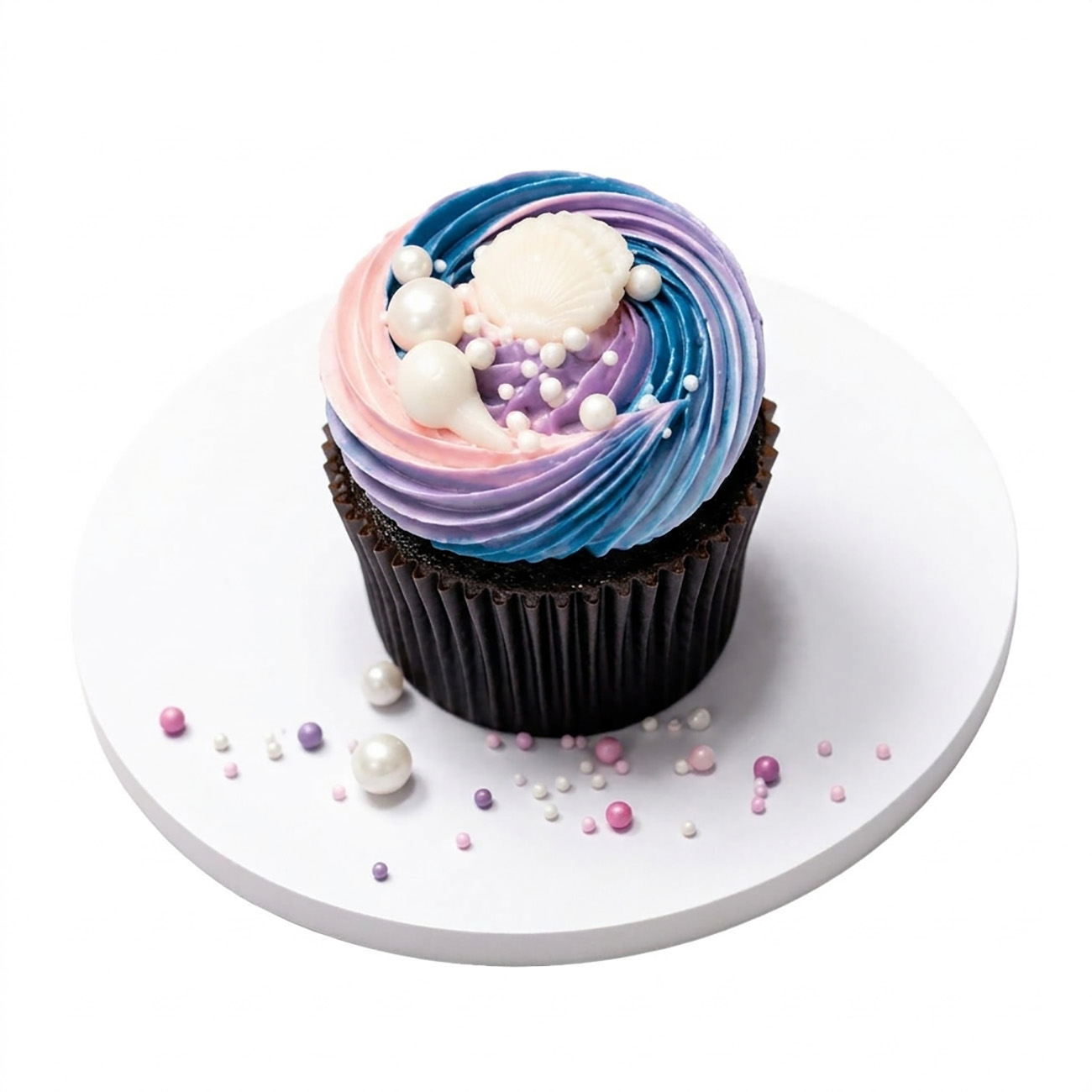 Mermaid Magic Theme Cupcakes